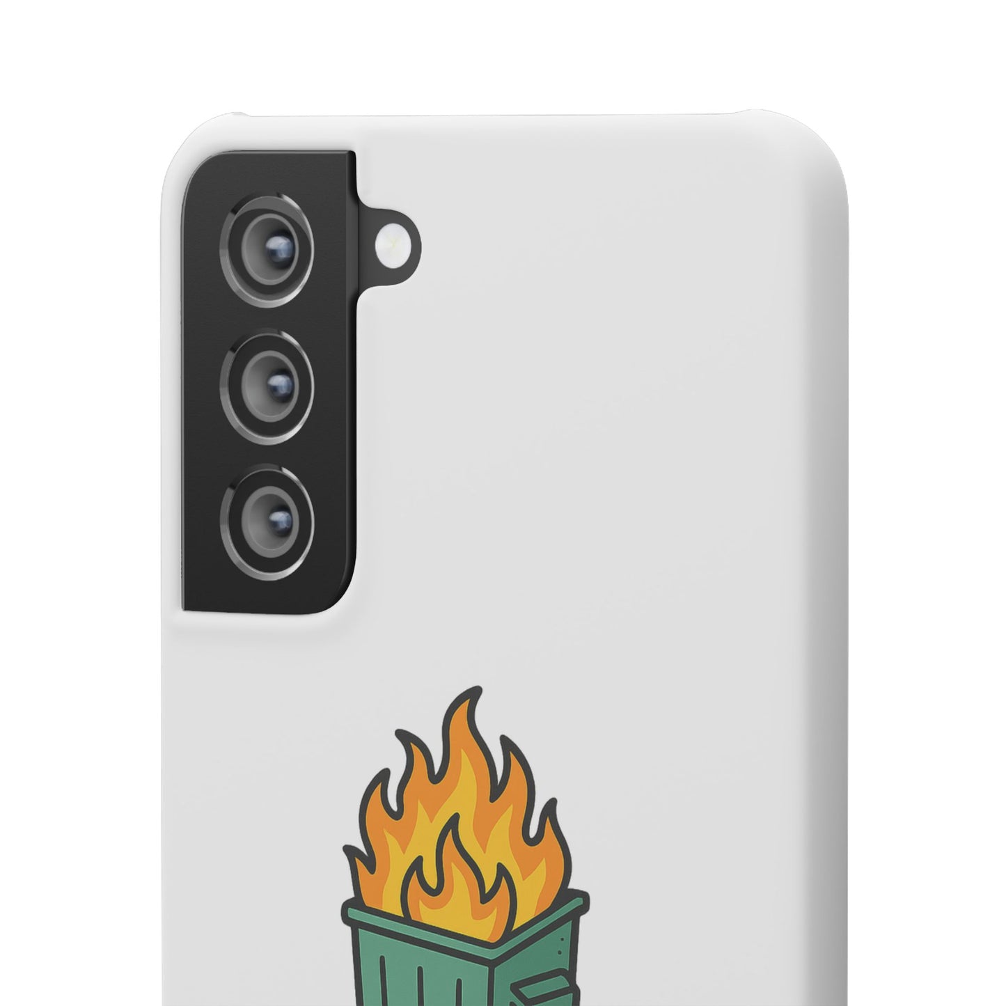 Phone Case — "I'm Fine, It's Fine" Dumpster Fire Design