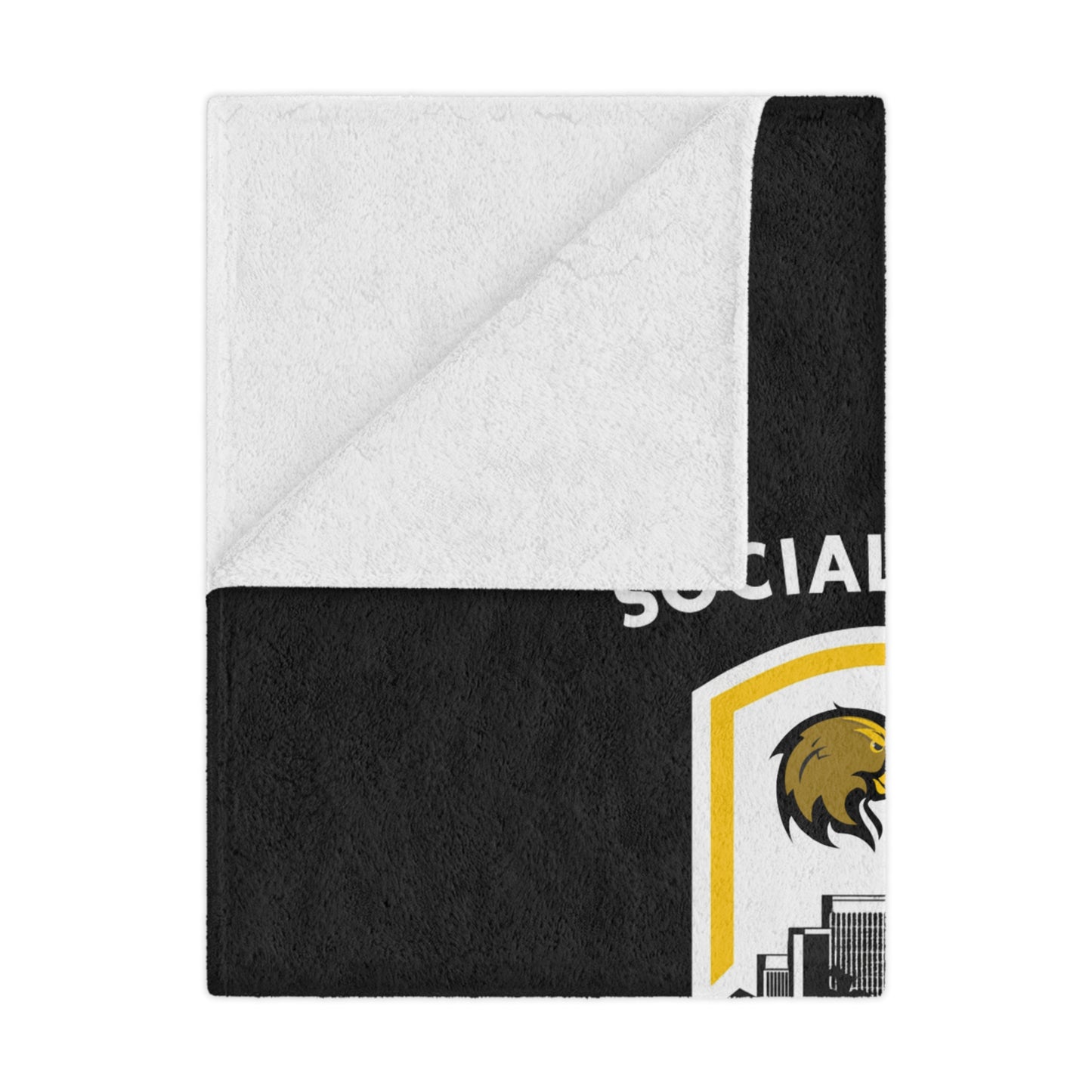 CSULA School of Social Work Mini Blanket - Great for your office chair or your couch at home!