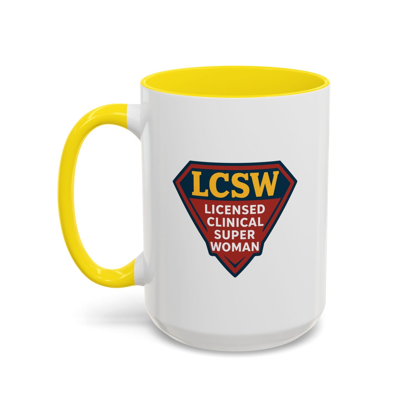 LCSW & School Social Worker Coffee Mug – Fueled by Coffee & Chaos (Various Colors)