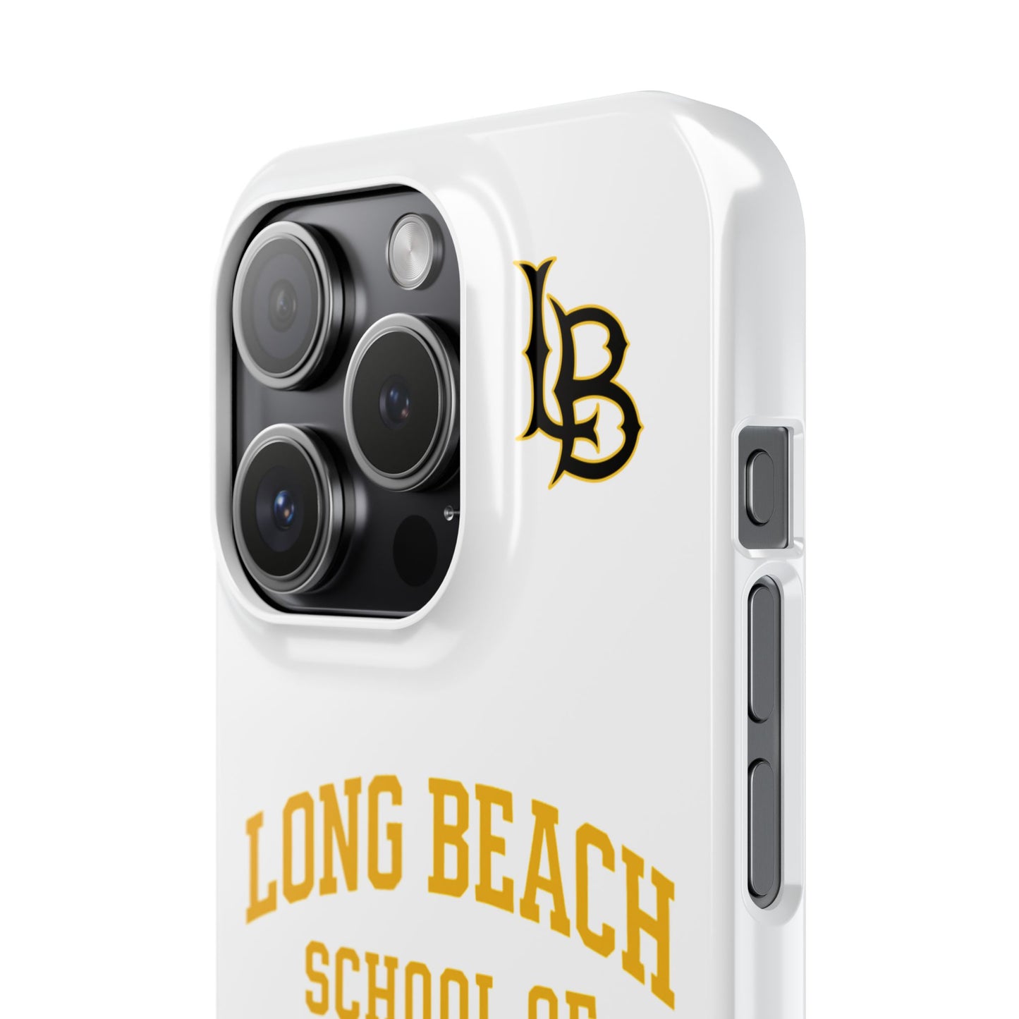 Long Beach State University - Slim I-Phone Case - School of Social Work (White