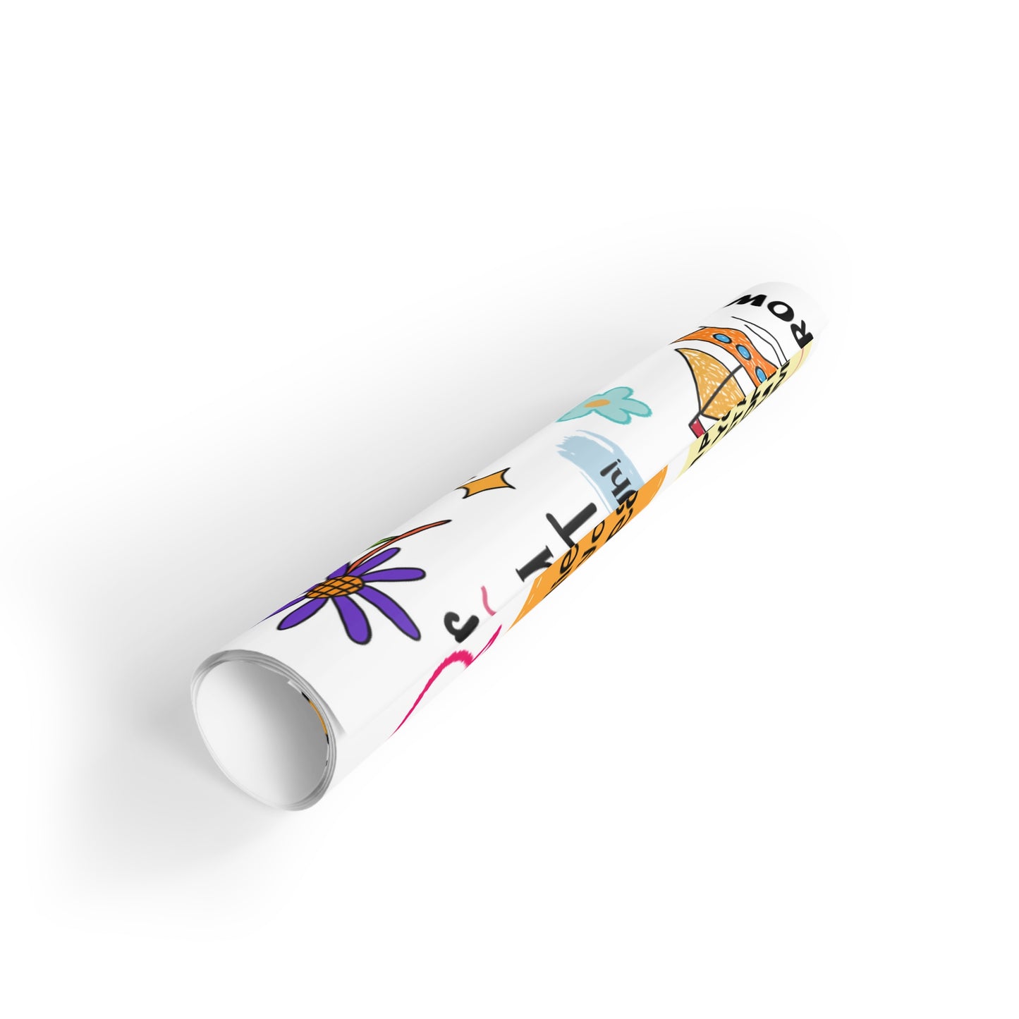 Inspirational Notes Gift Wrap Roll — Positive Quote Wrapping Paper for Christmas, Birthdays & Celebrations