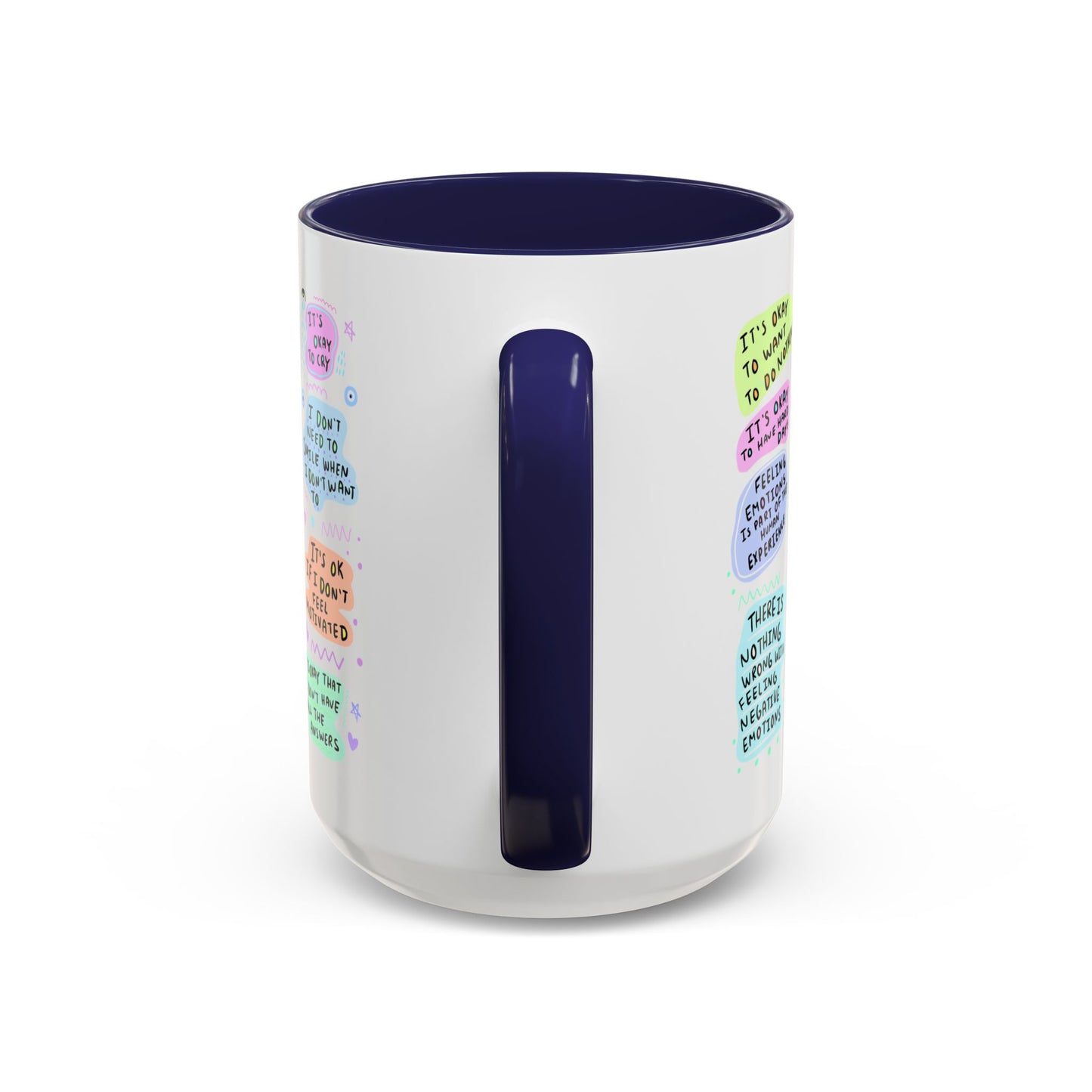 Mental Health Coffee Mug — "My Mental Health Cup" Affirmation Accent Mug