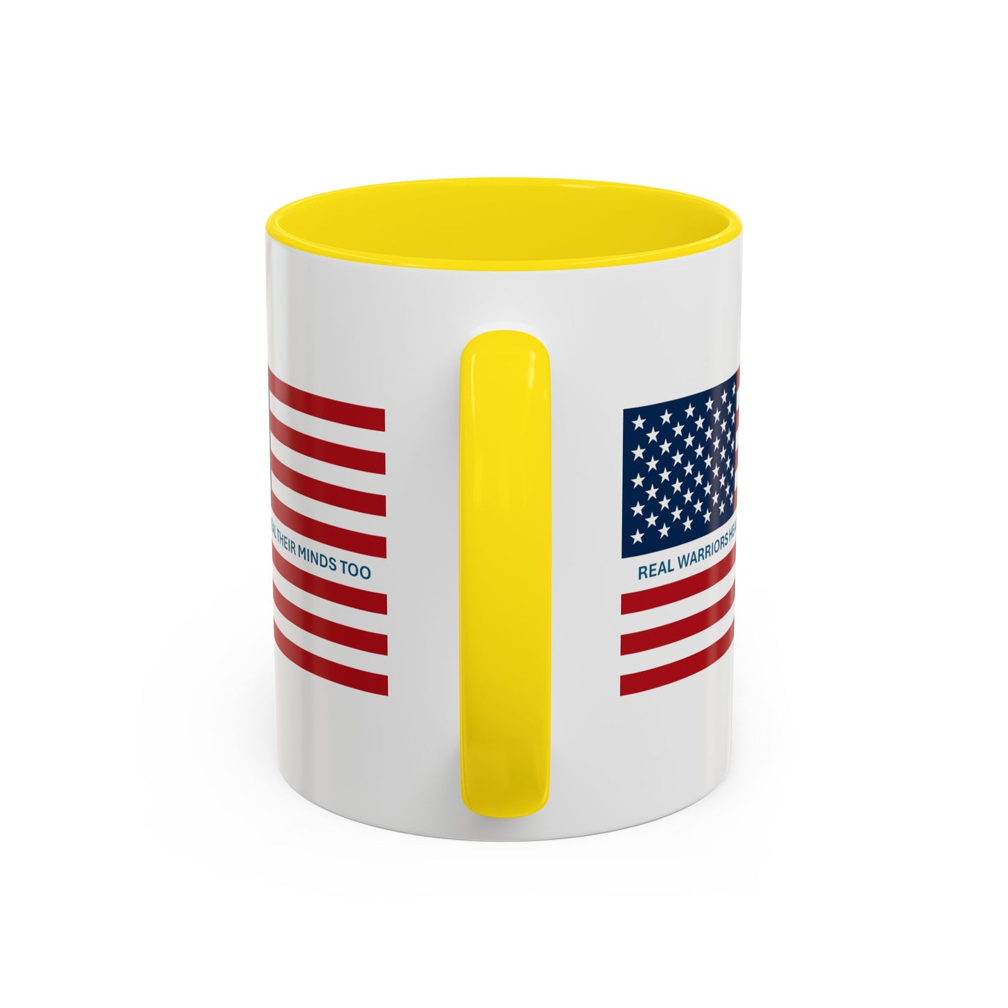 Military Social Work -Empowering Coffee Mug - "Real Warriors Heal Their Minds Too " - Perfect Gift for Advocates and Supporters