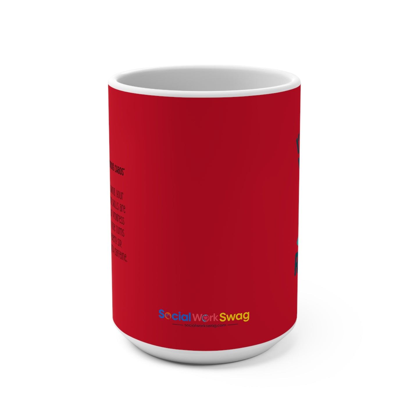 Coffee Mug – "I’m Fine I’m Fine Roast" Funny Coffee Lover Gift (Matches Coffee!)