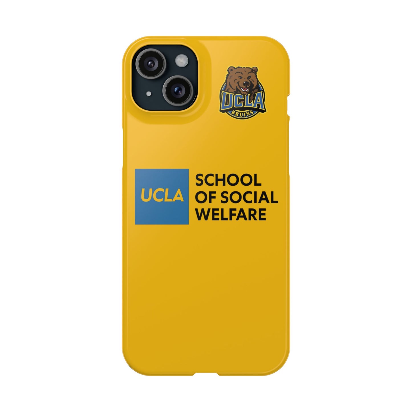 UCLA Slim I-Phone Case - School of Social Welfare (Yellow)
