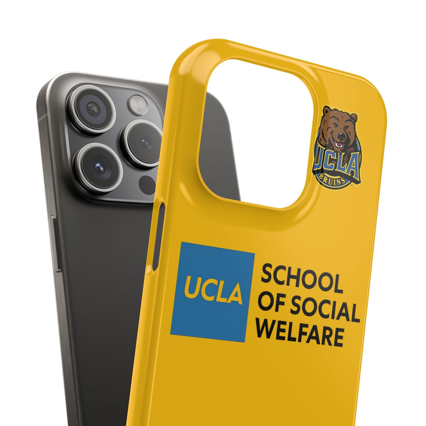UCLA Slim I-Phone Case - School of Social Welfare (Yellow)