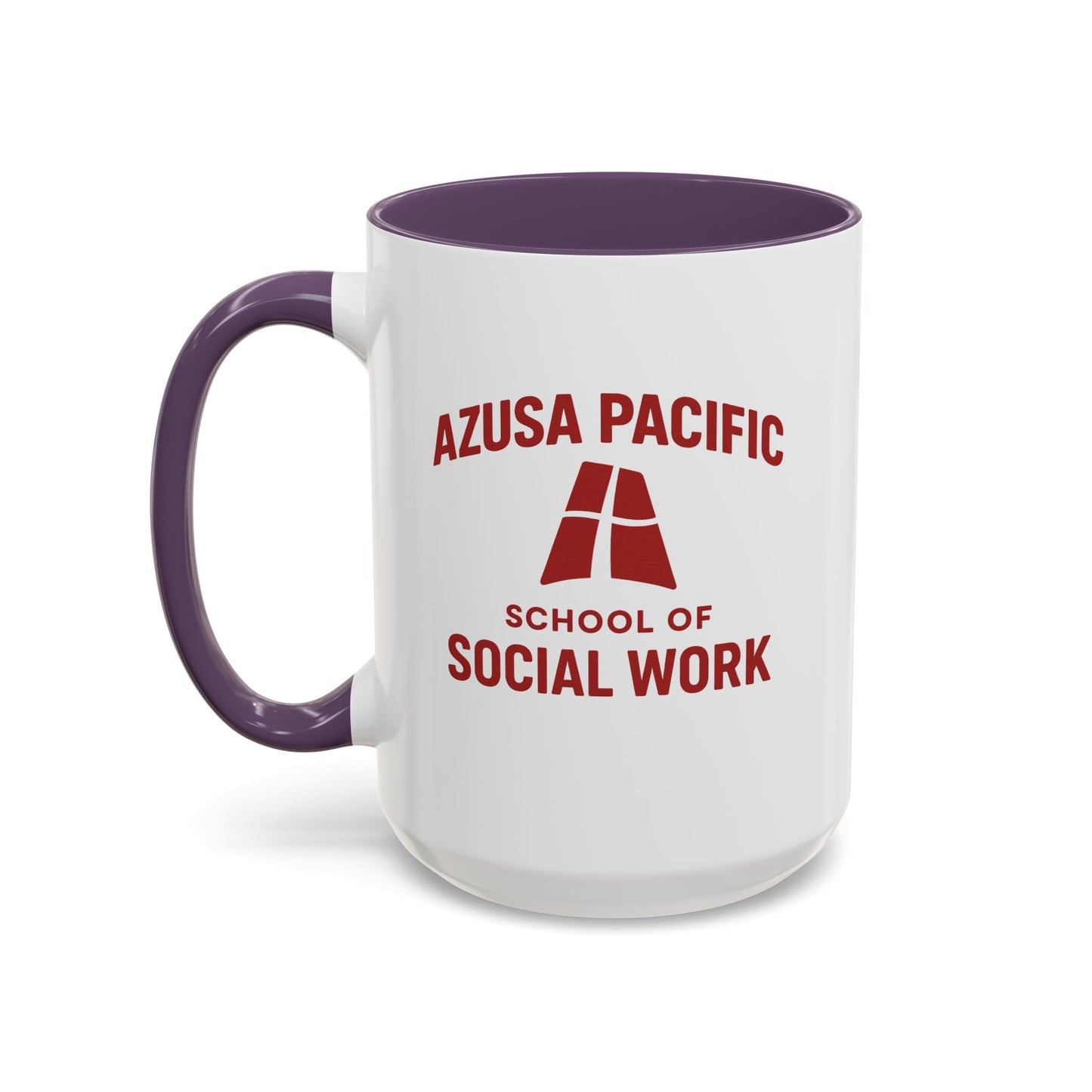 Azusa Pacific University - School of Social Work -Accent Mug - 15oz