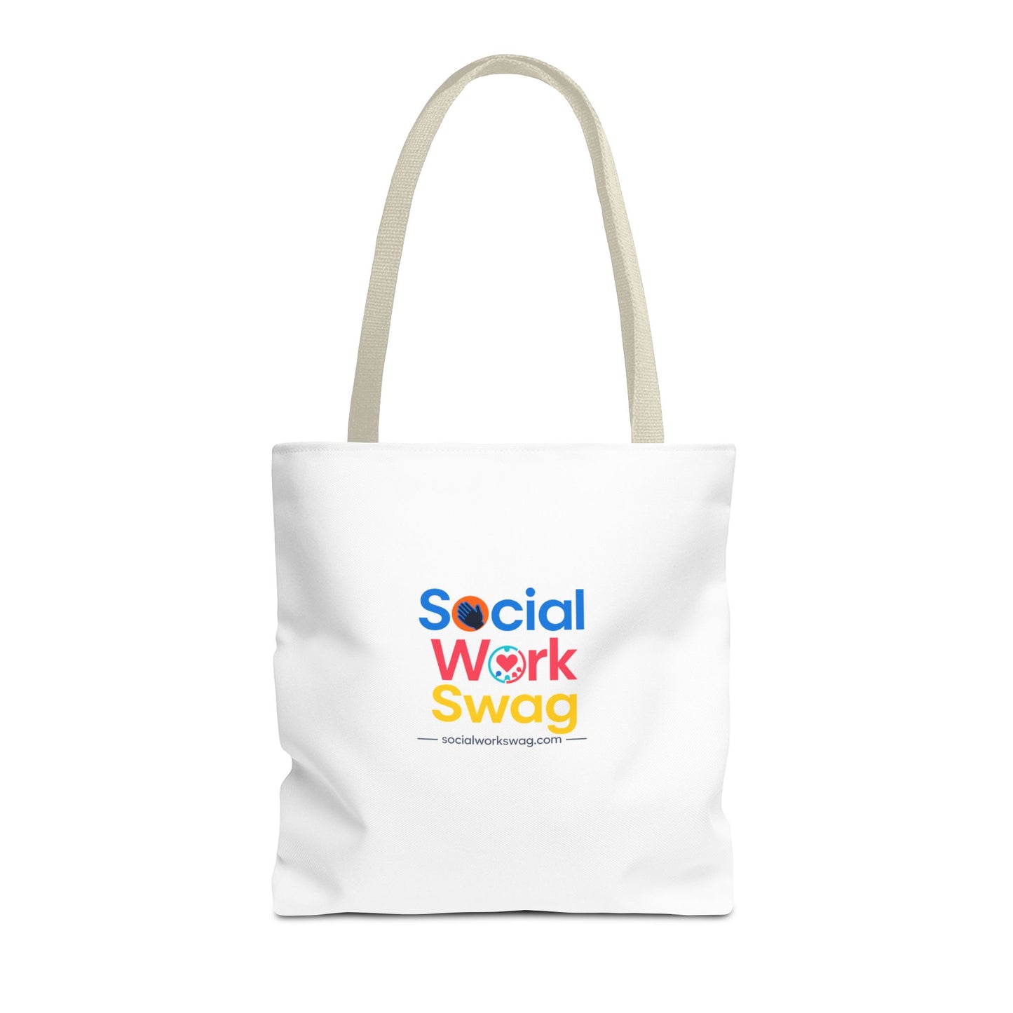 Social Work Swag Tote Bag — Colorful Social Worker Gift Tote