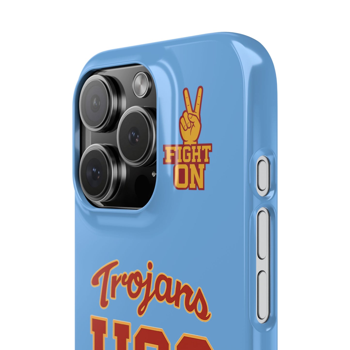 USC Trojans Slim I-Phone Case - School of Social Work (Light Blue)