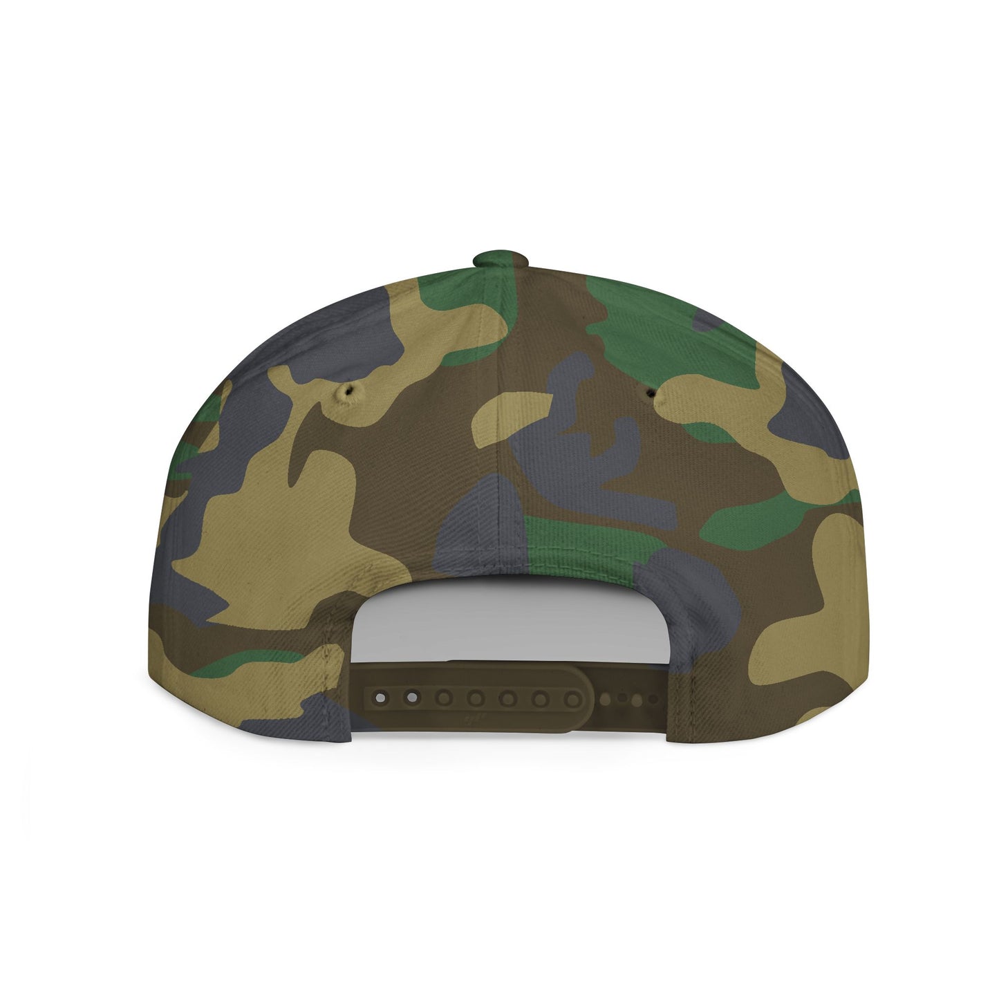 Camo Flat Bill Snapback Cap - USC School of Social Work