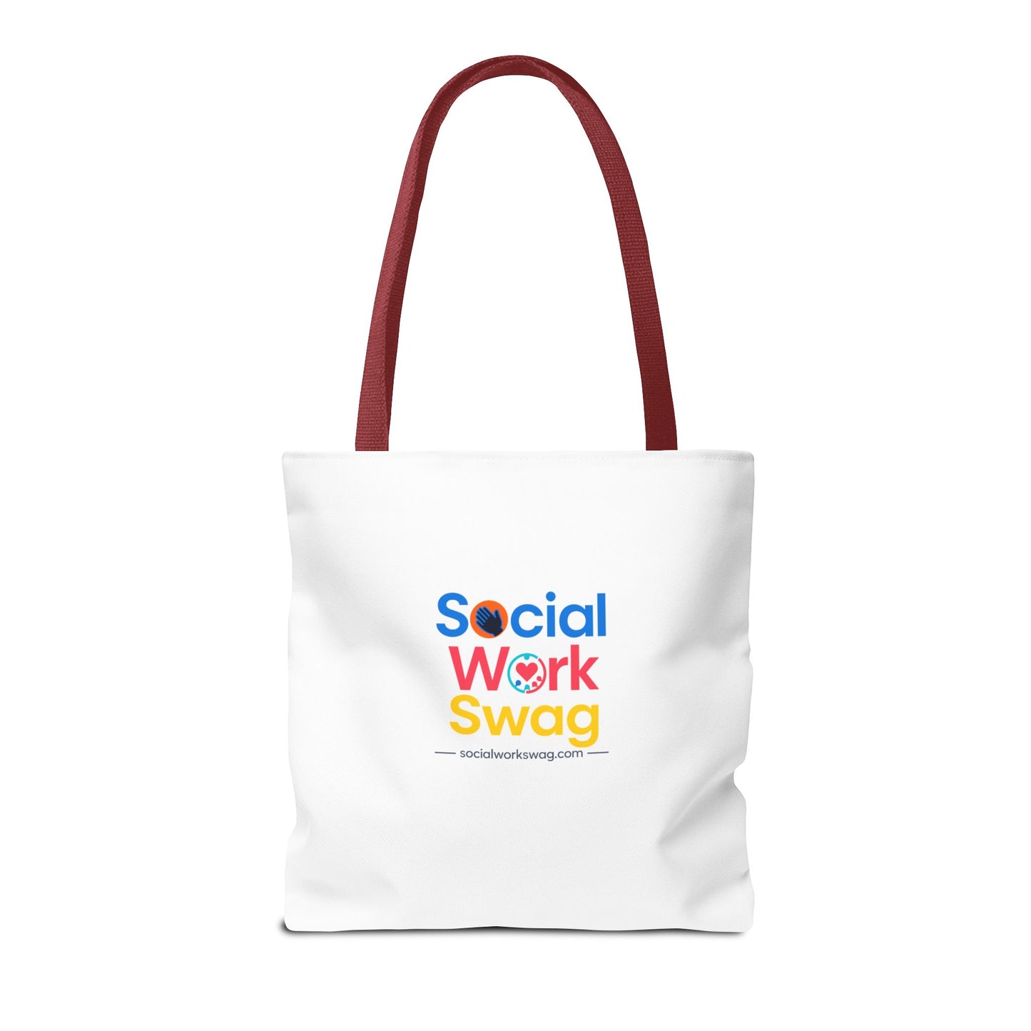 Social Work Swag Tote Bag — Colorful Social Worker Gift Tote