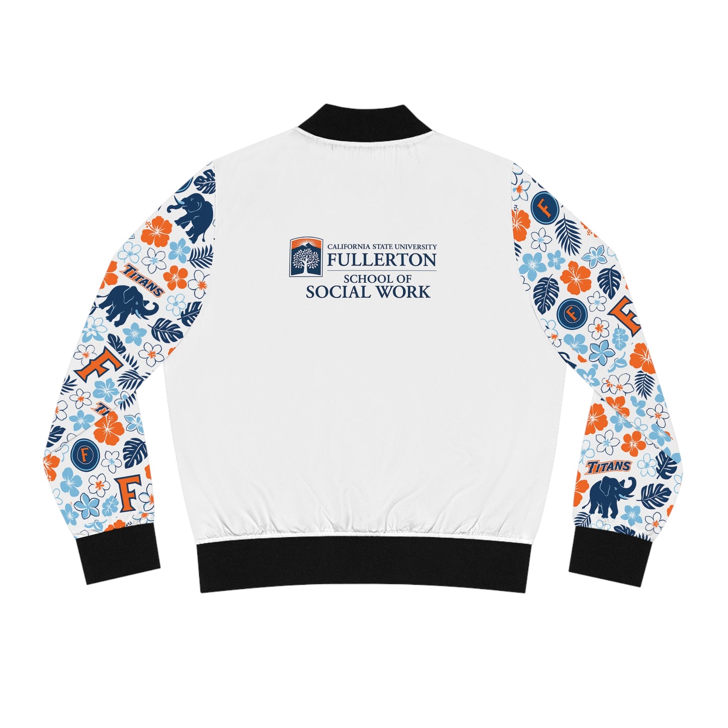 Cal State Fullerton University School of Social Work - Hawaiian Bomber Jacket