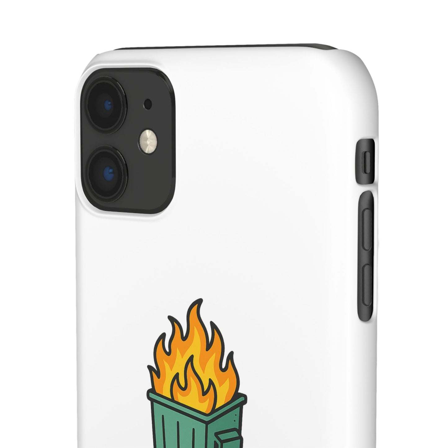 Phone Case — "I'm Fine, It's Fine" Dumpster Fire Design