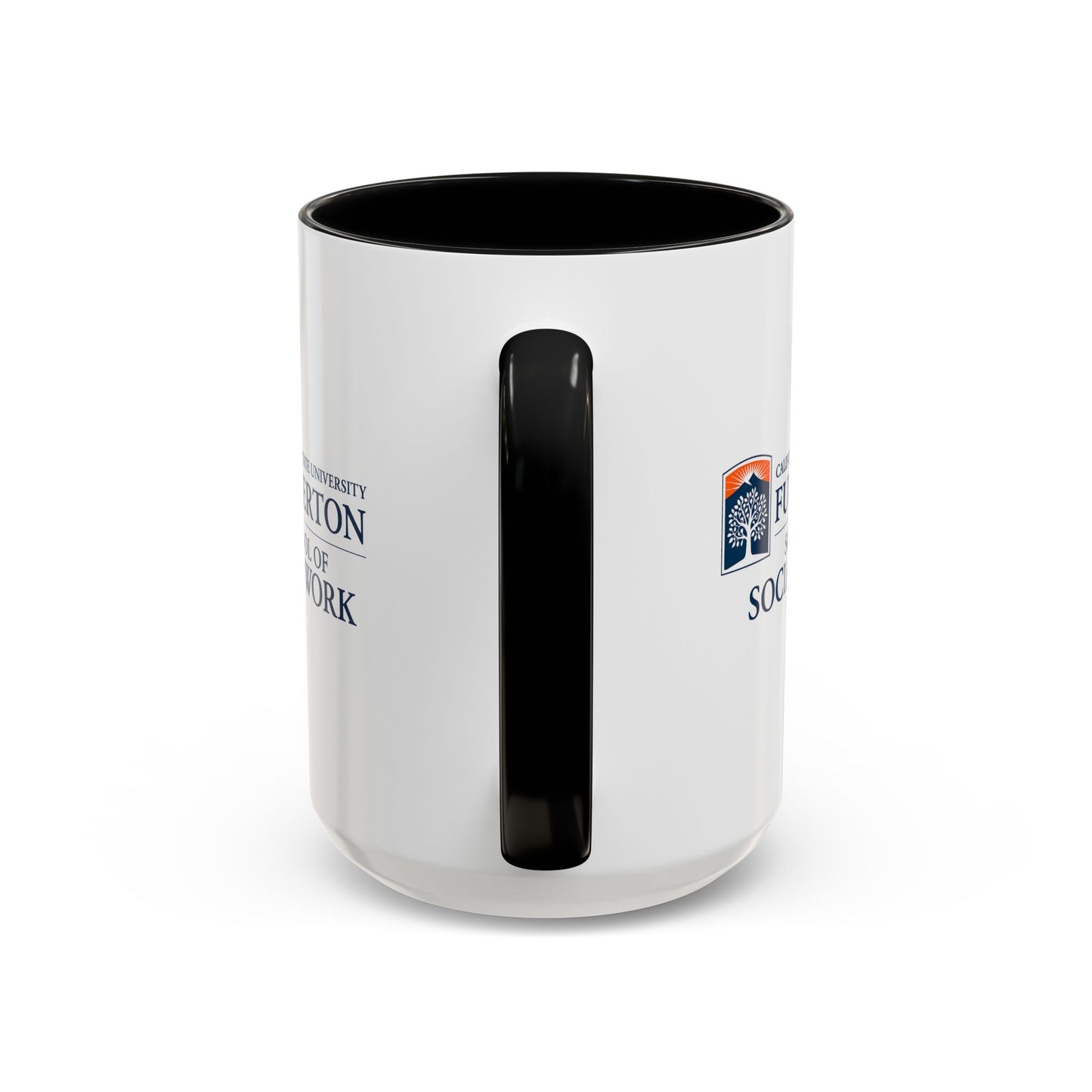 Fullerton School of Social Work Customized Accent Coffee Mug - 15oz