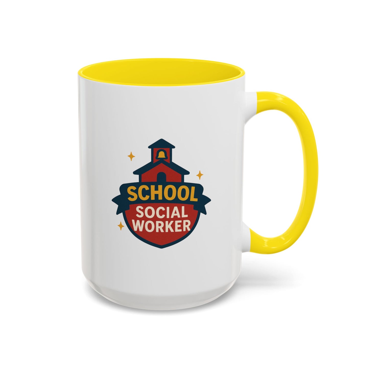 LCSW & School Social Worker Coffee Mug – Fueled by Coffee & Chaos (Various Colors)