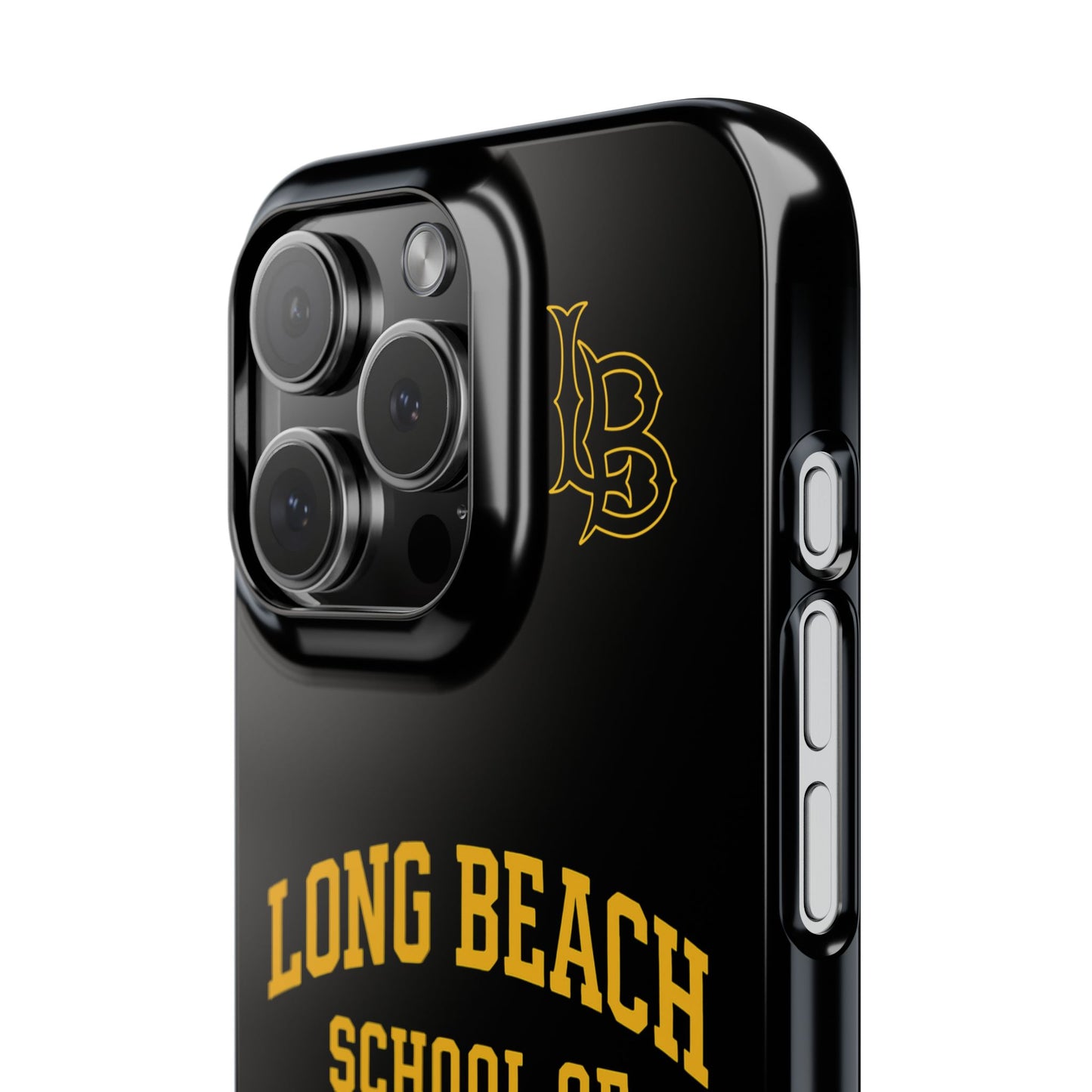 Long Beach State University - Slim I-Phone Case - School of Social Work (Black)