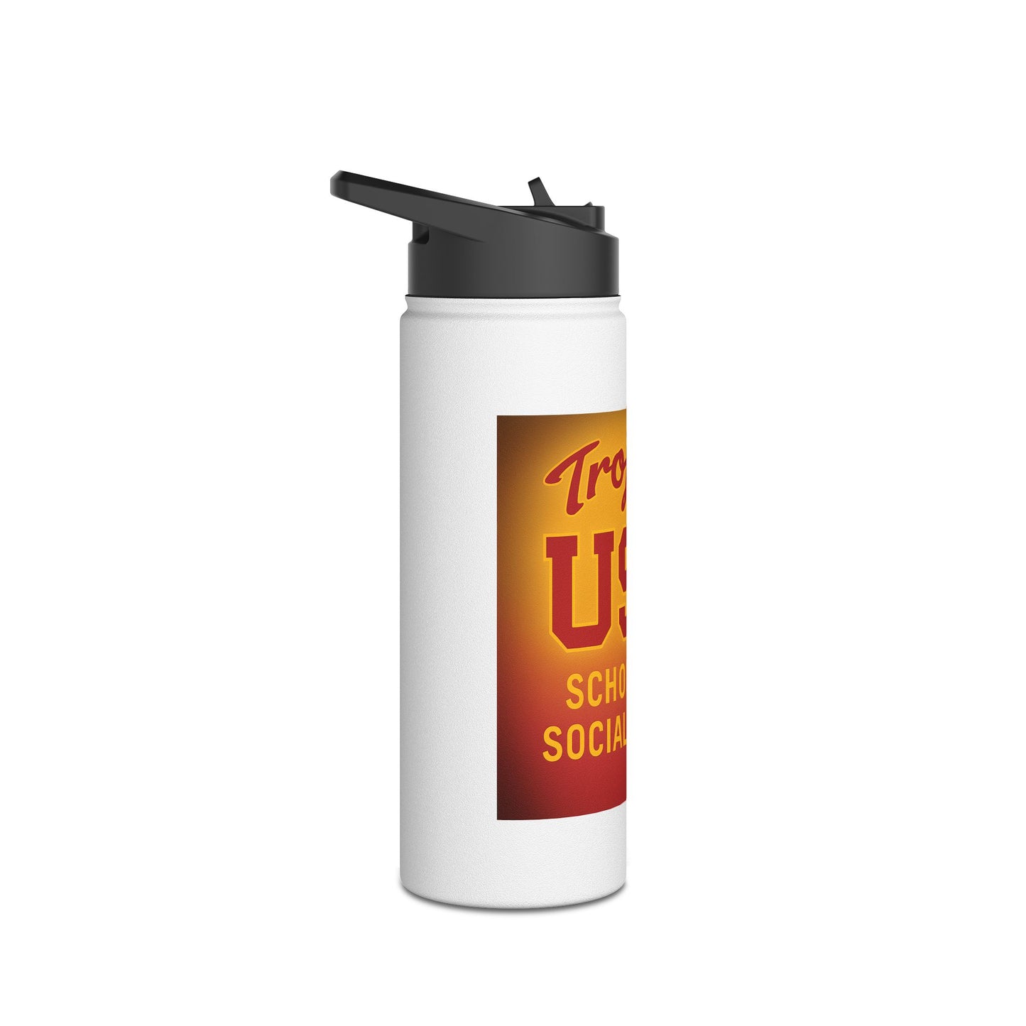 USC Trojans Stainless Steel Water Bottle - Fight On & School of Social Work Designs