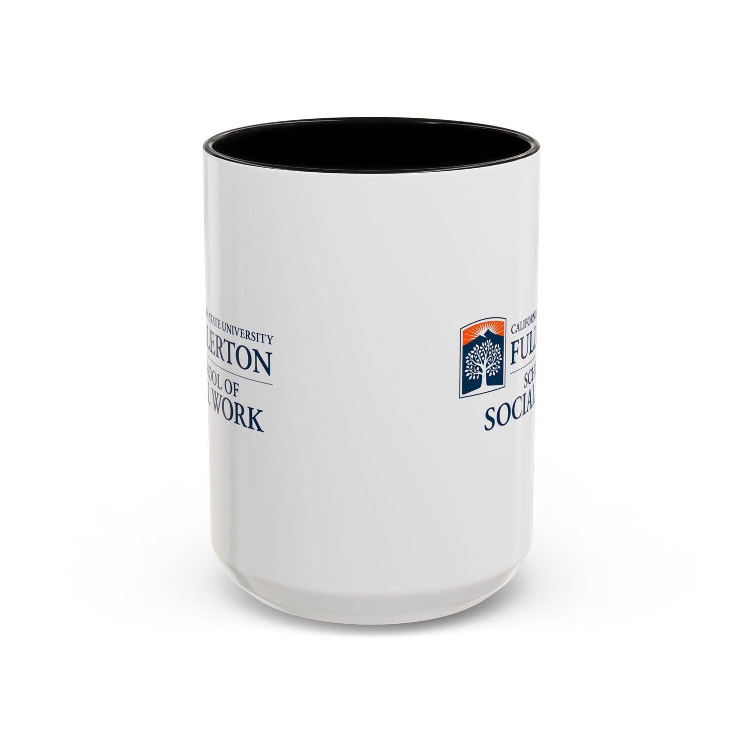 Fullerton School of Social Work Customized Accent Coffee Mug - 15oz