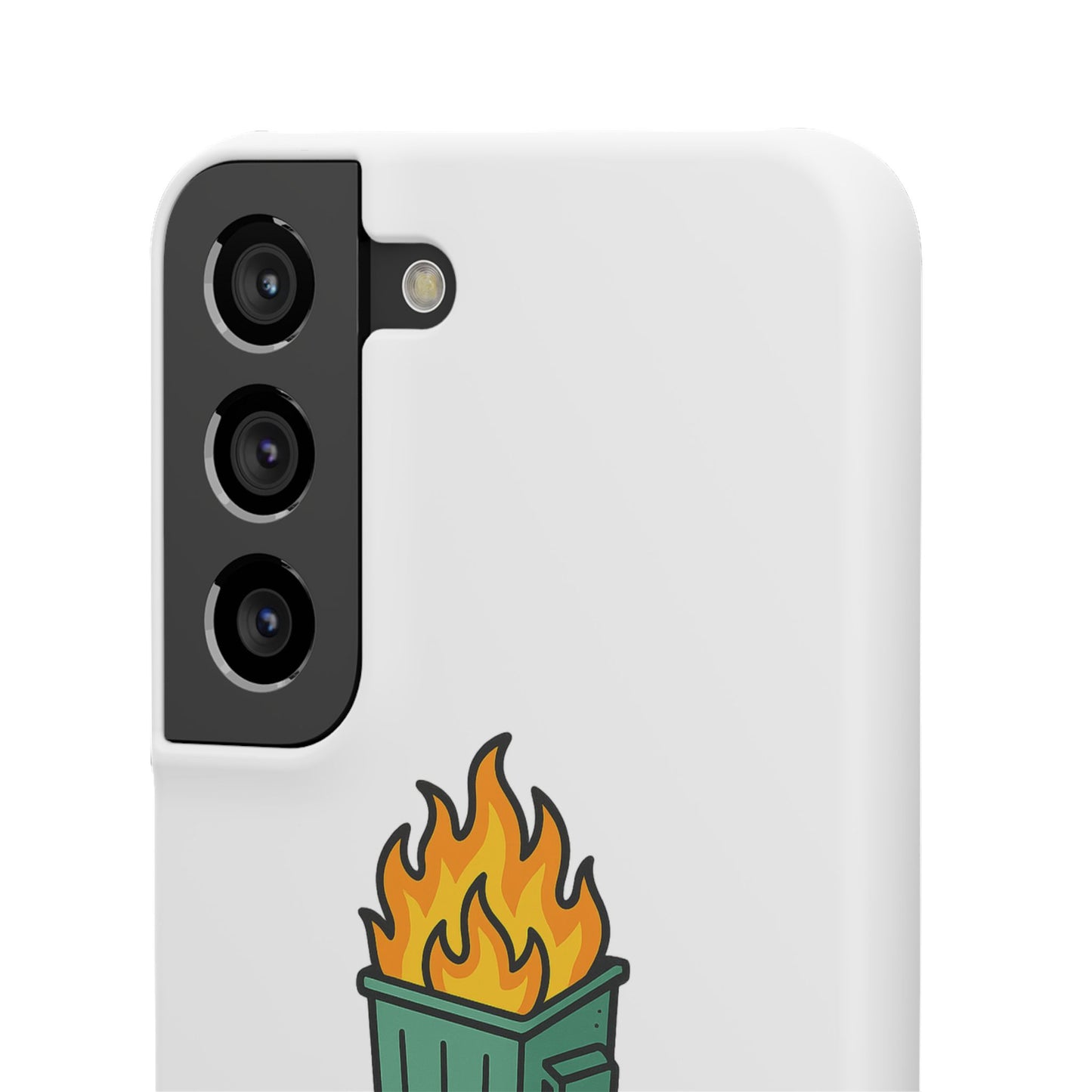 Phone Case — "I'm Fine, It's Fine" Dumpster Fire Design