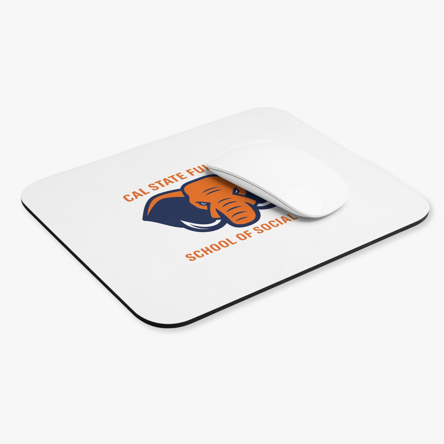 Cal State Fullerton School of Social Work Elephant Logo Mouse Pad