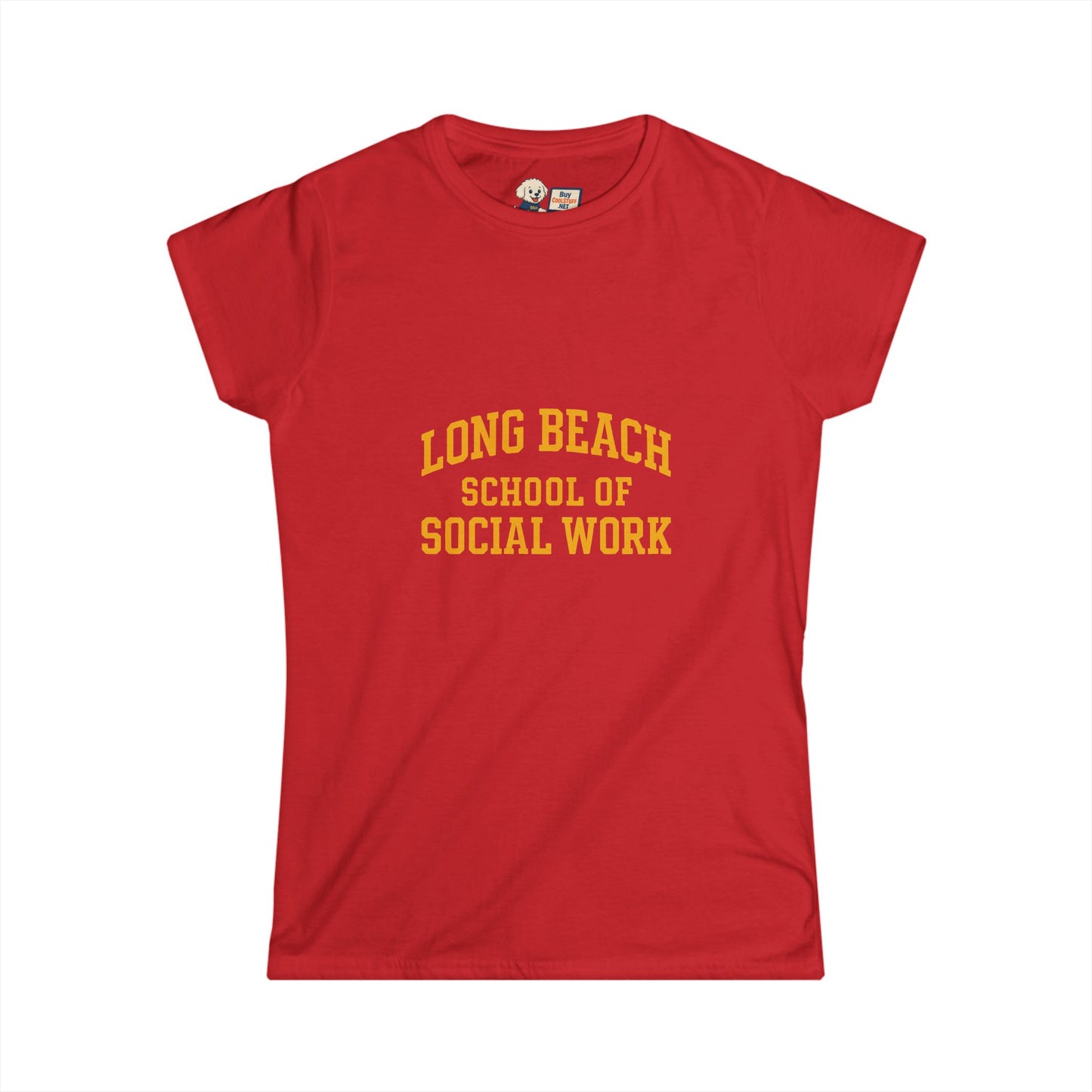 California State Long Beach School of Social Work -Women's Softstyle Tee