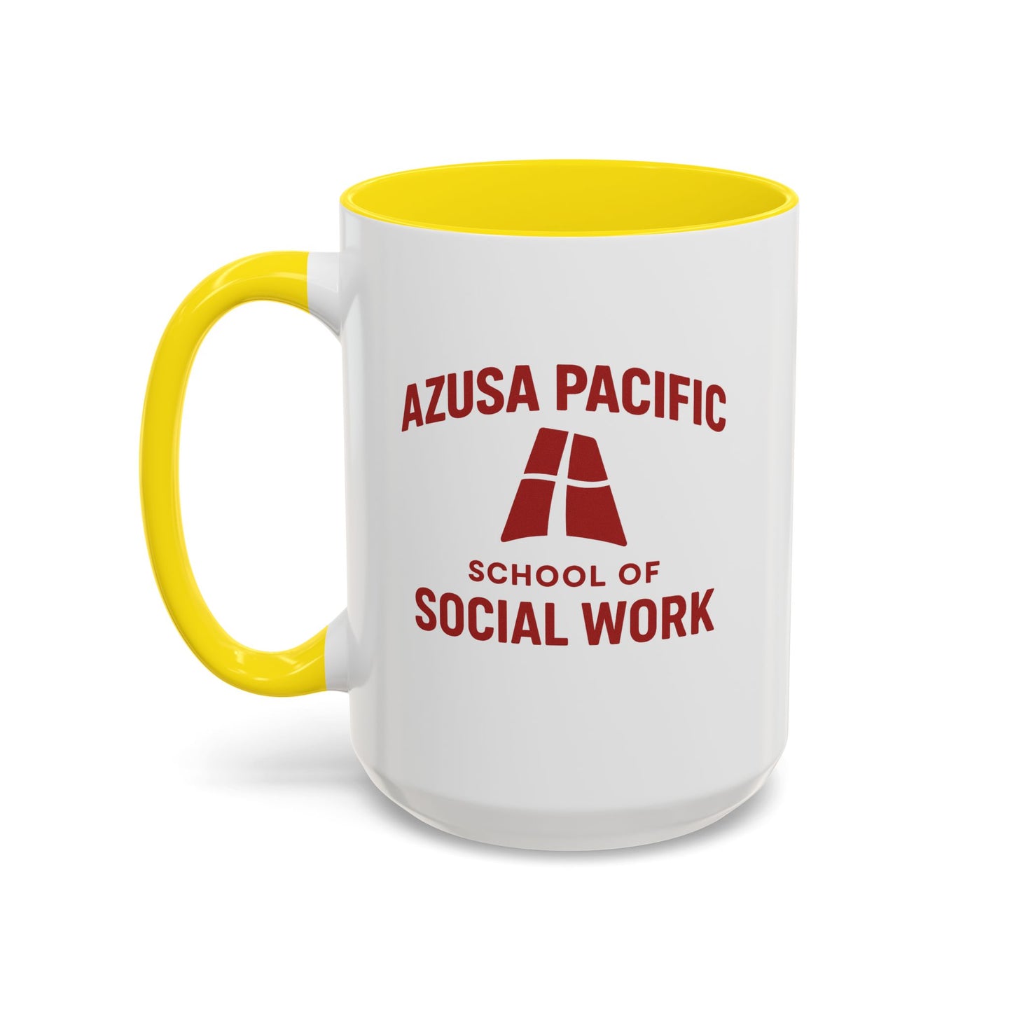 Azusa Pacific University - School of Social Work -Accent Mug - 15oz