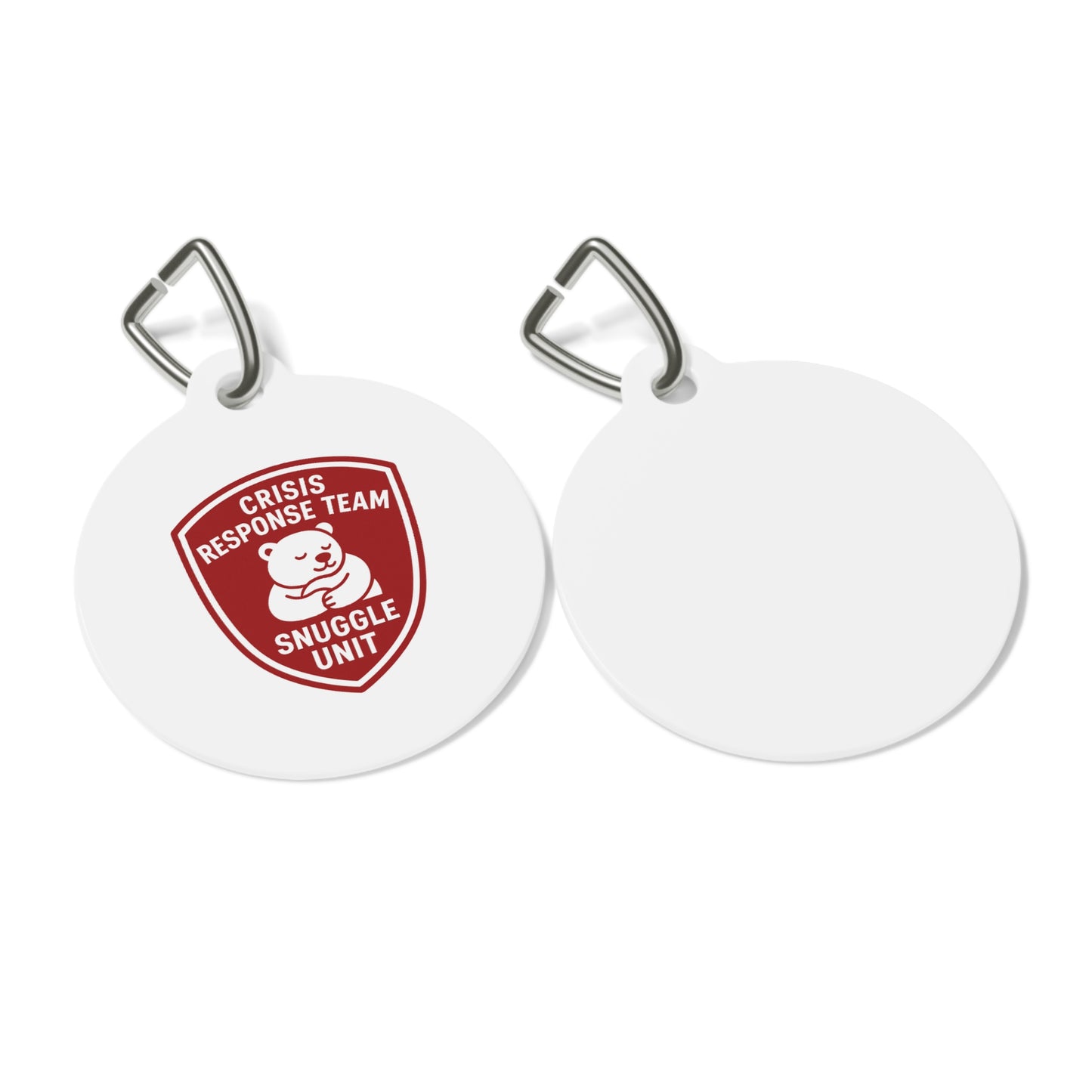 Pet Tag — "Crisis Response Team: Snuggle Unit" Cute Rescue Badge ID