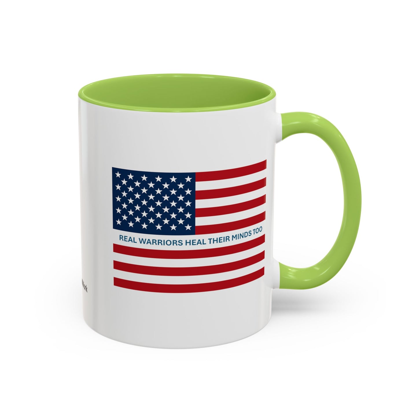 Military Social Work -Empowering Coffee Mug - "Real Warriors Heal Their Minds Too " - Perfect Gift for Advocates and Supporters