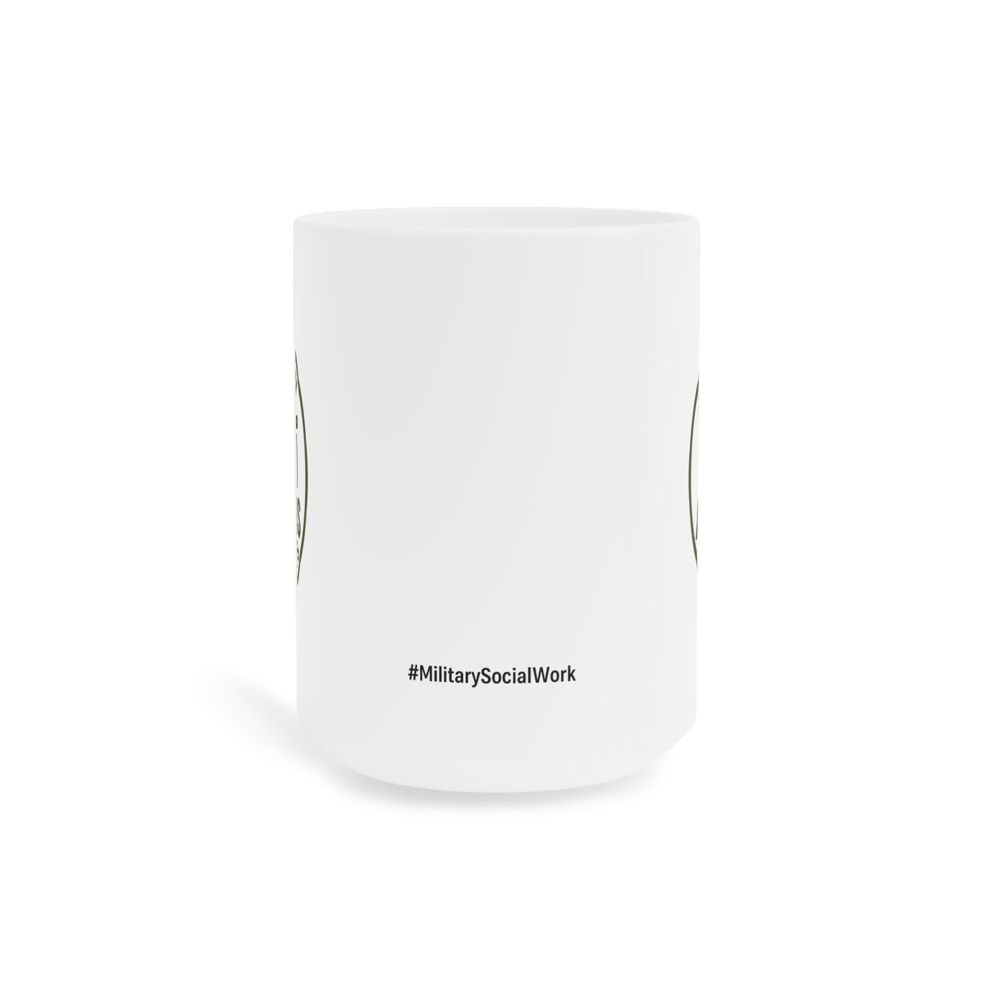 Military Social Work- "Fluent in Acronyms and Emotions" Ceramic Mug - Supportive Coffee/Tea Cup for Self-Care Enthusiasts