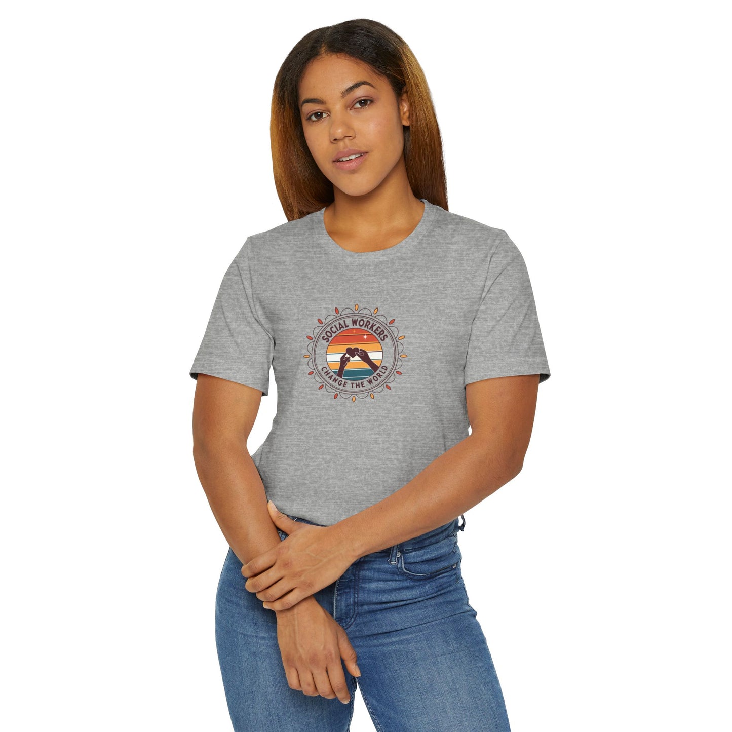 T-Shirt — Soul Worker Retro Sunset Graphic (Find Your Way) - Social Worker