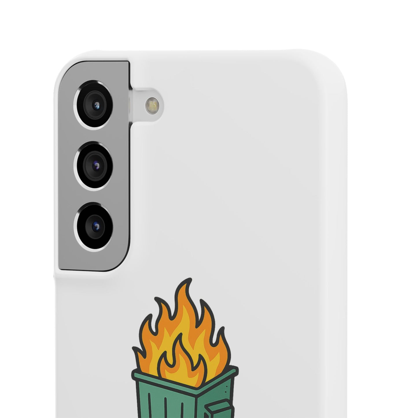 Phone Case — "I'm Fine, It's Fine" Dumpster Fire Design