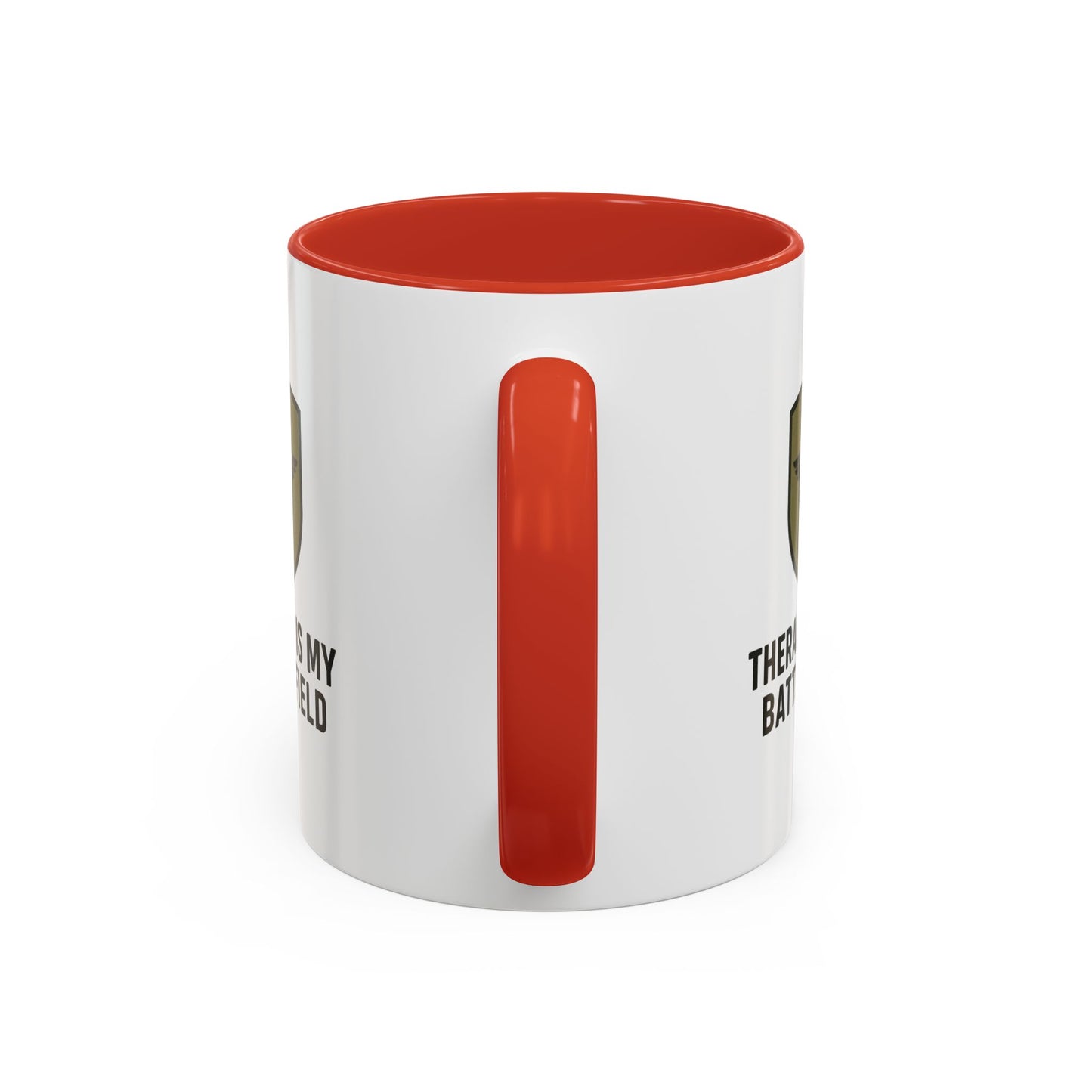 Military Social Work -Empowering Coffee Mug - "Therapy is My Battlefield" - Perfect Gift for Advocates and Supporters