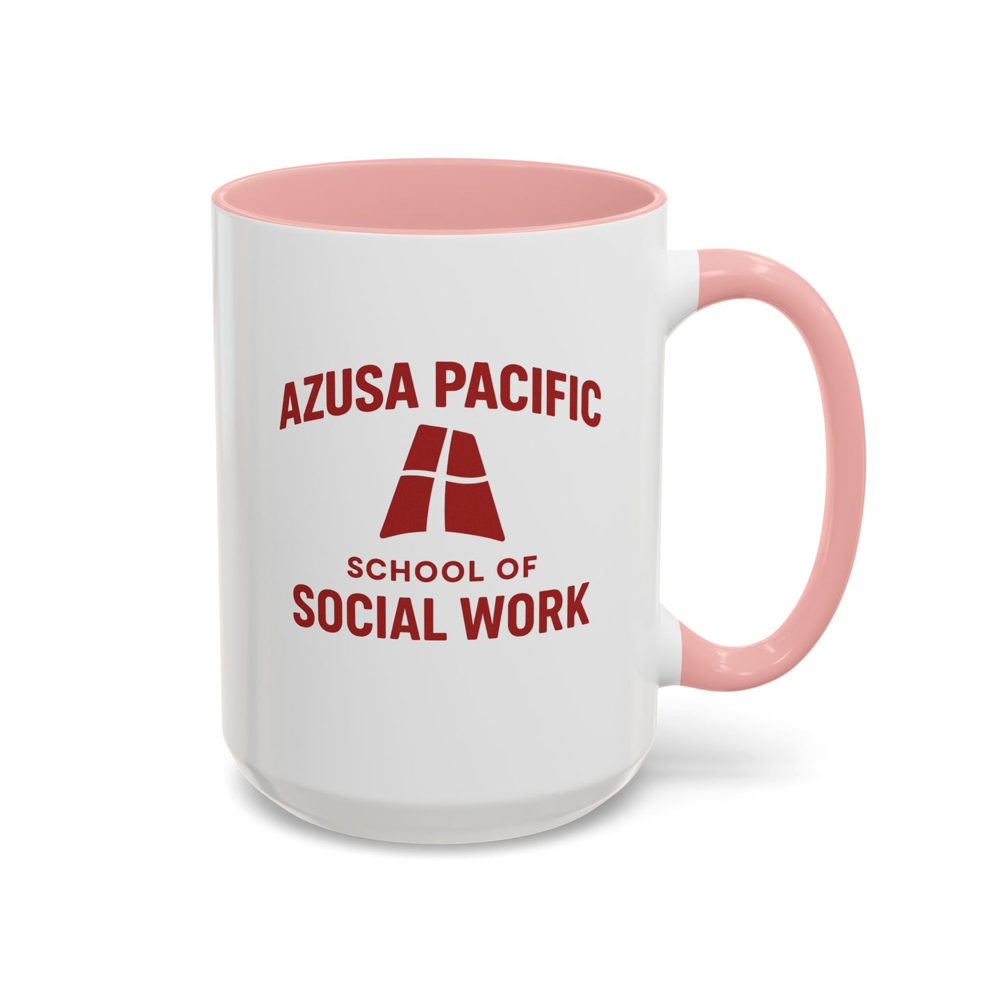 Azusa Pacific University - School of Social Work -Accent Mug - 15oz