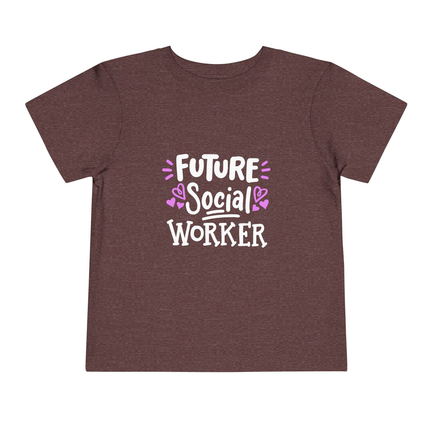 Toddler Tee — “Future Social Worker” Short Sleeve Shirt