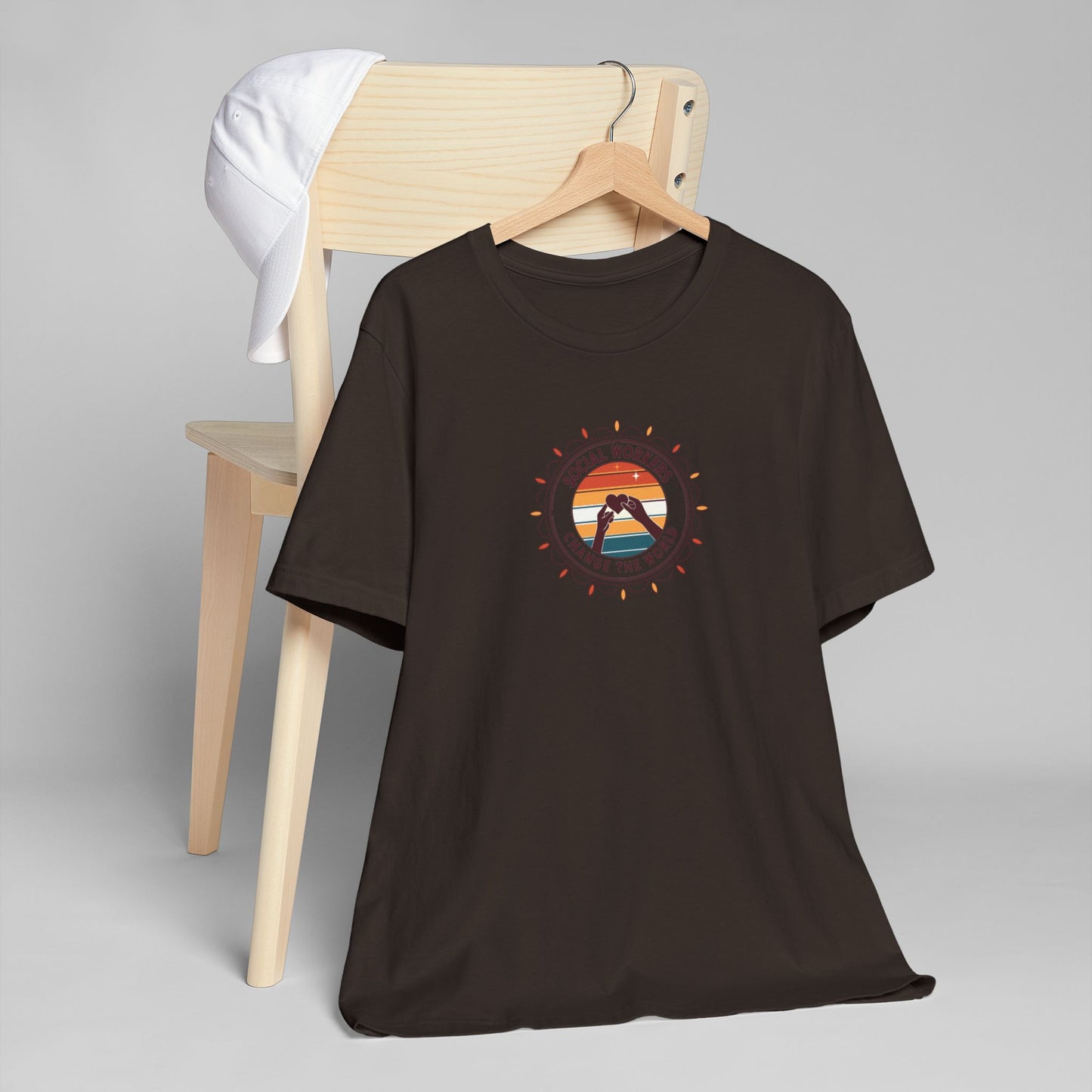 T-Shirt — Soul Worker Retro Sunset Graphic (Find Your Way) - Social Worker
