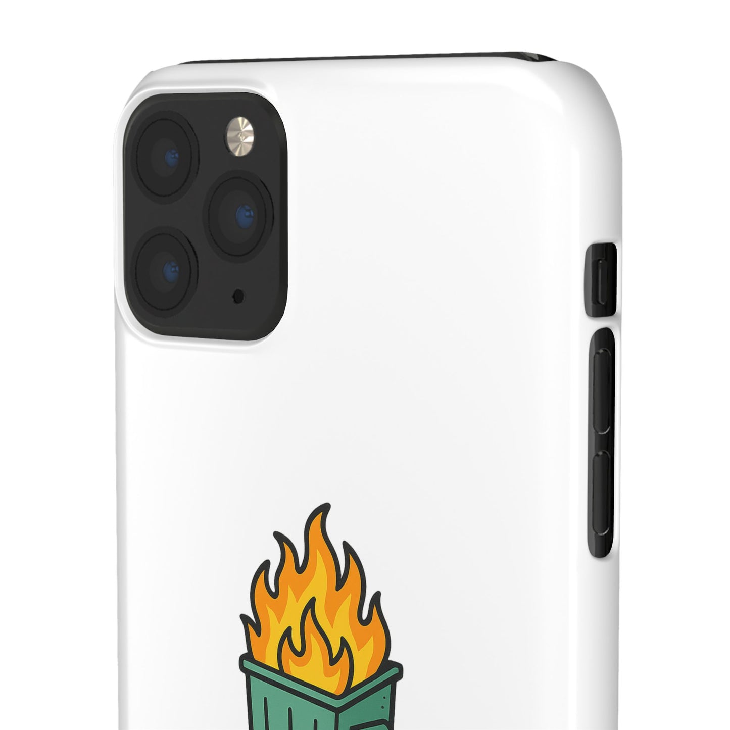 Phone Case — "I'm Fine, It's Fine" Dumpster Fire Design
