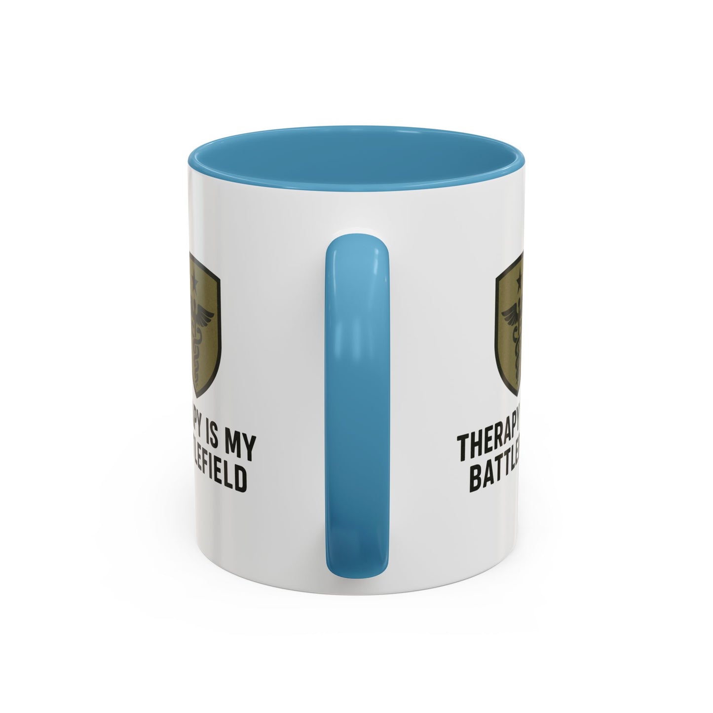 Military Social Work -Empowering Coffee Mug - "Therapy is My Battlefield" - Perfect Gift for Advocates and Supporters