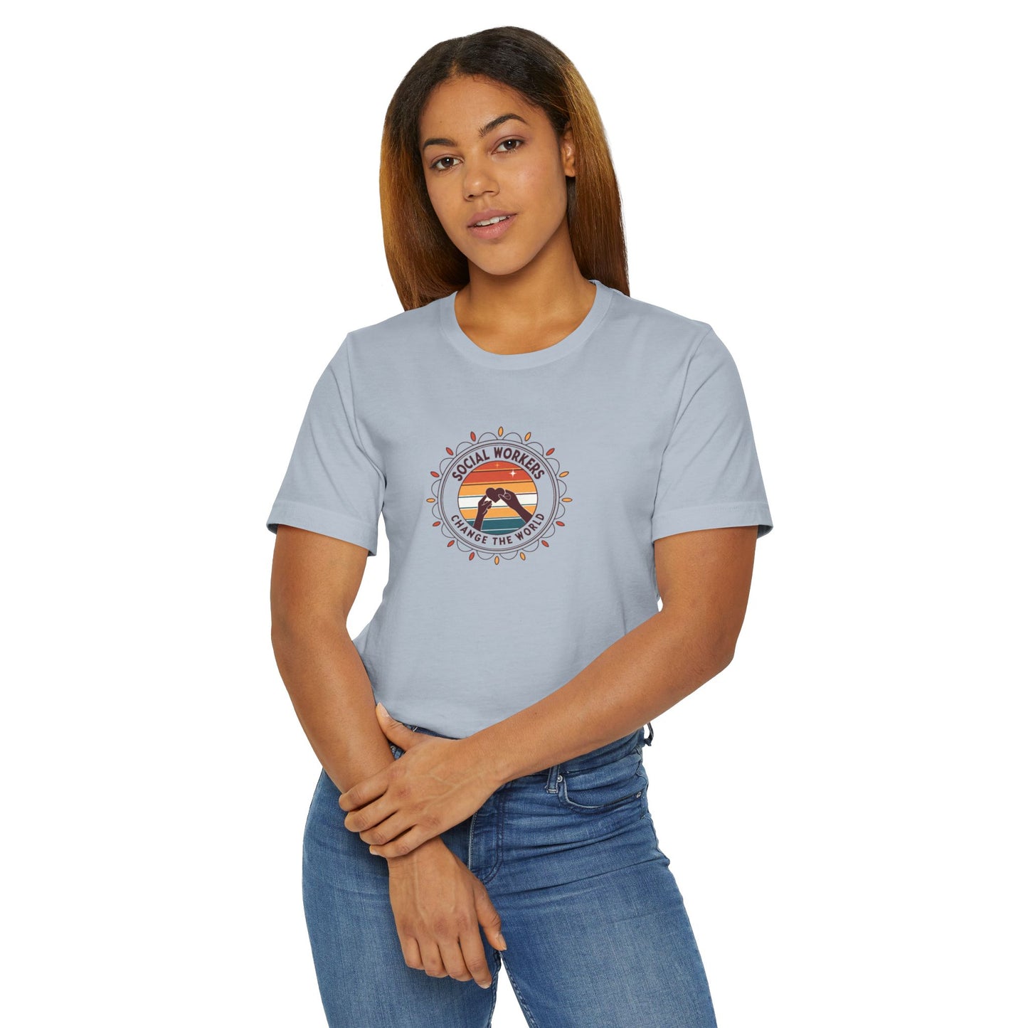 T-Shirt — Soul Worker Retro Sunset Graphic (Find Your Way) - Social Worker