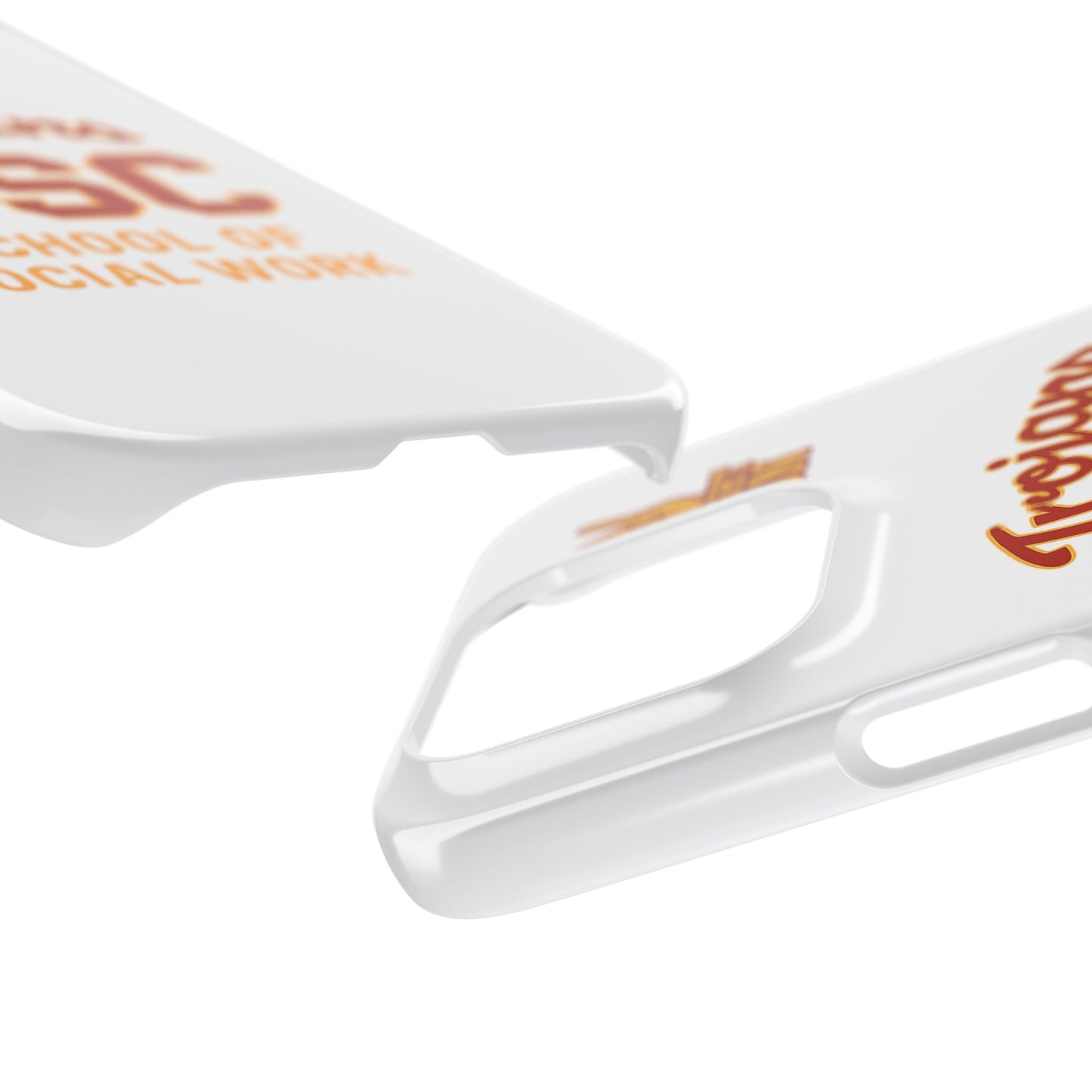 USC Trojans Slim I-Phone Case - School of Social Work (White)