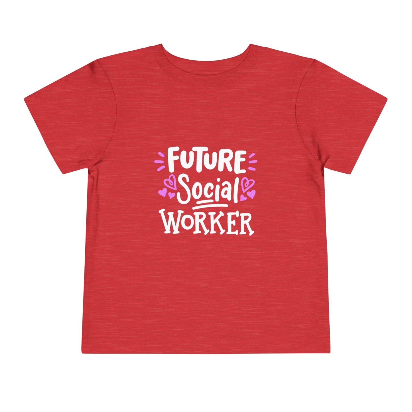 Toddler Tee — “Future Social Worker” Short Sleeve Shirt