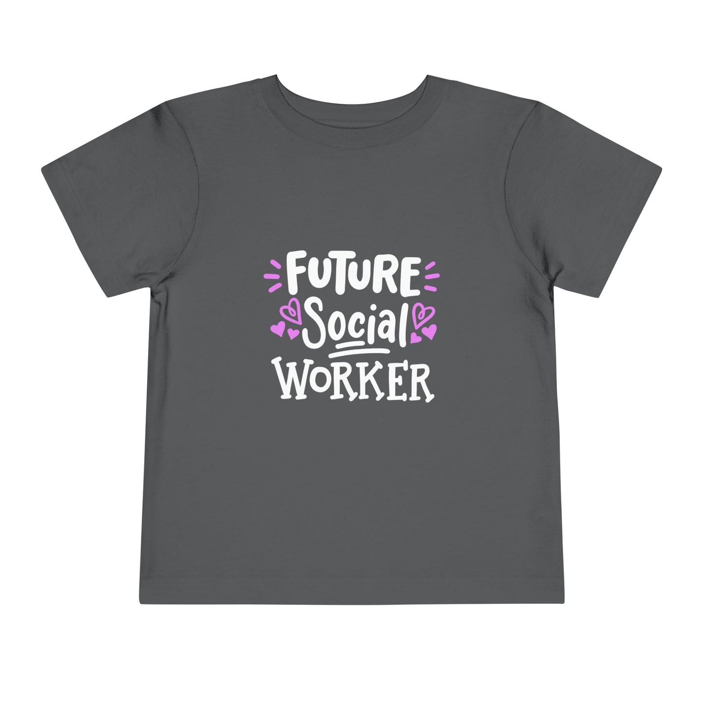 Toddler Tee — “Future Social Worker” Short Sleeve Shirt