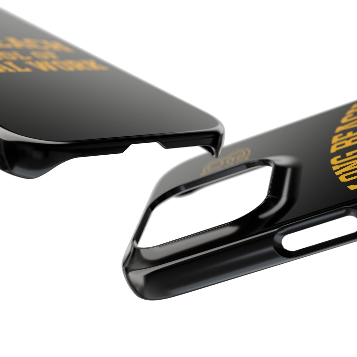 Long Beach State University - Slim I-Phone Case - School of Social Work (Black)