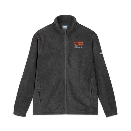 Cal State Fullerton- School of Social Work -Embroidered Unisex Columbia Fleece Jacket - Cozy & Stylish Outdoor Wear