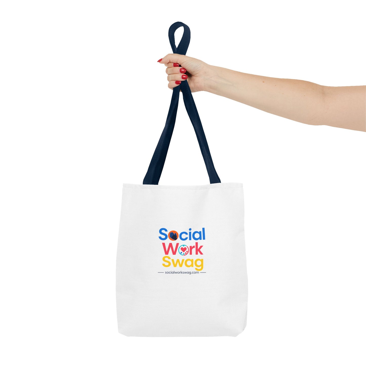Social Work Swag Tote Bag — Colorful Social Worker Gift Tote