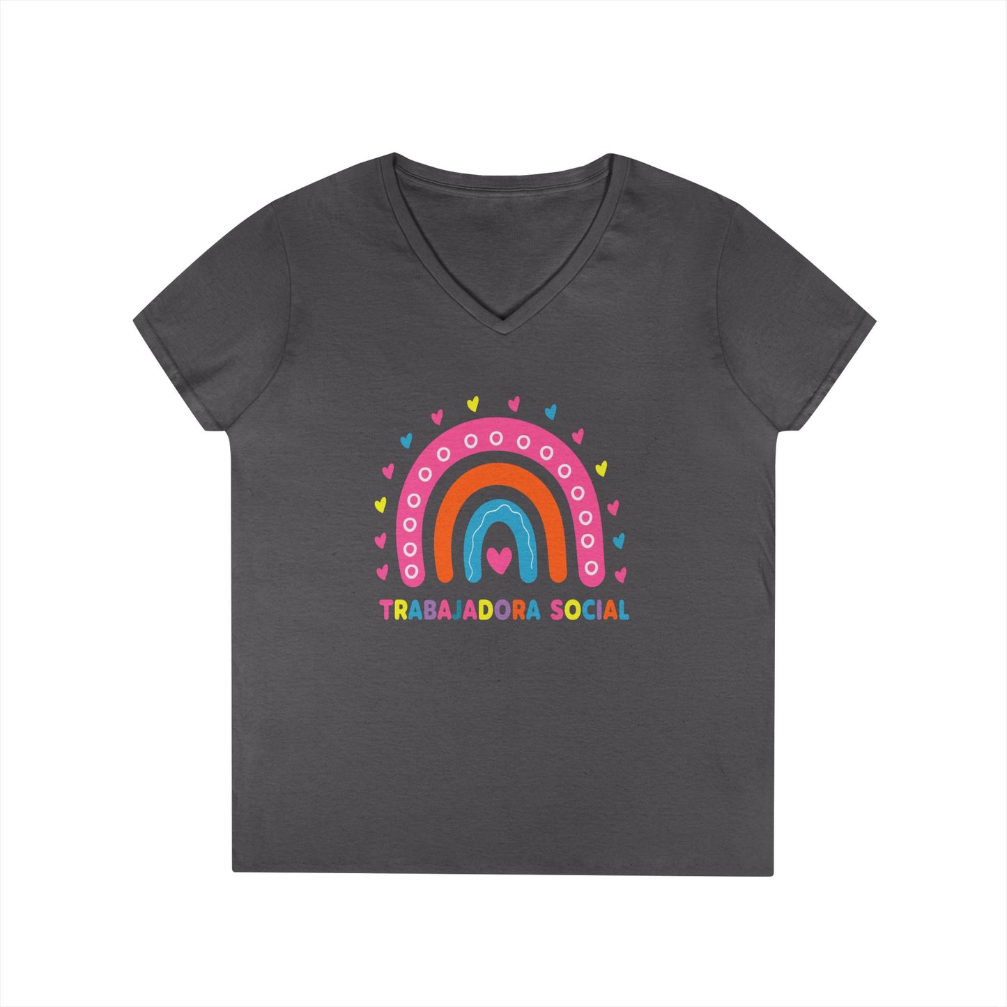Trabajadora Social Rainbow V-Neck Tee