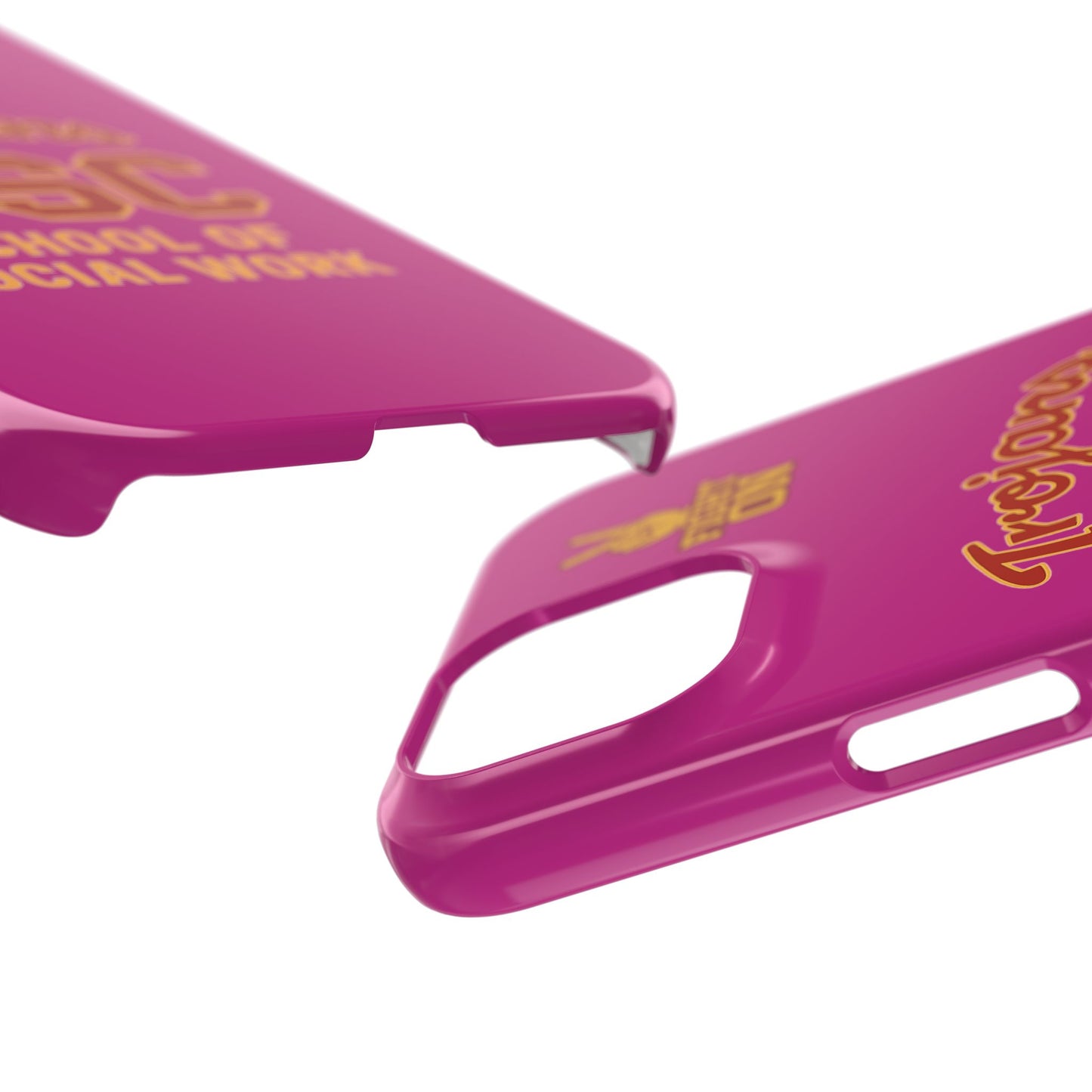 USC Trojans Slim I-Phone Case - School of Social Work (Pink)