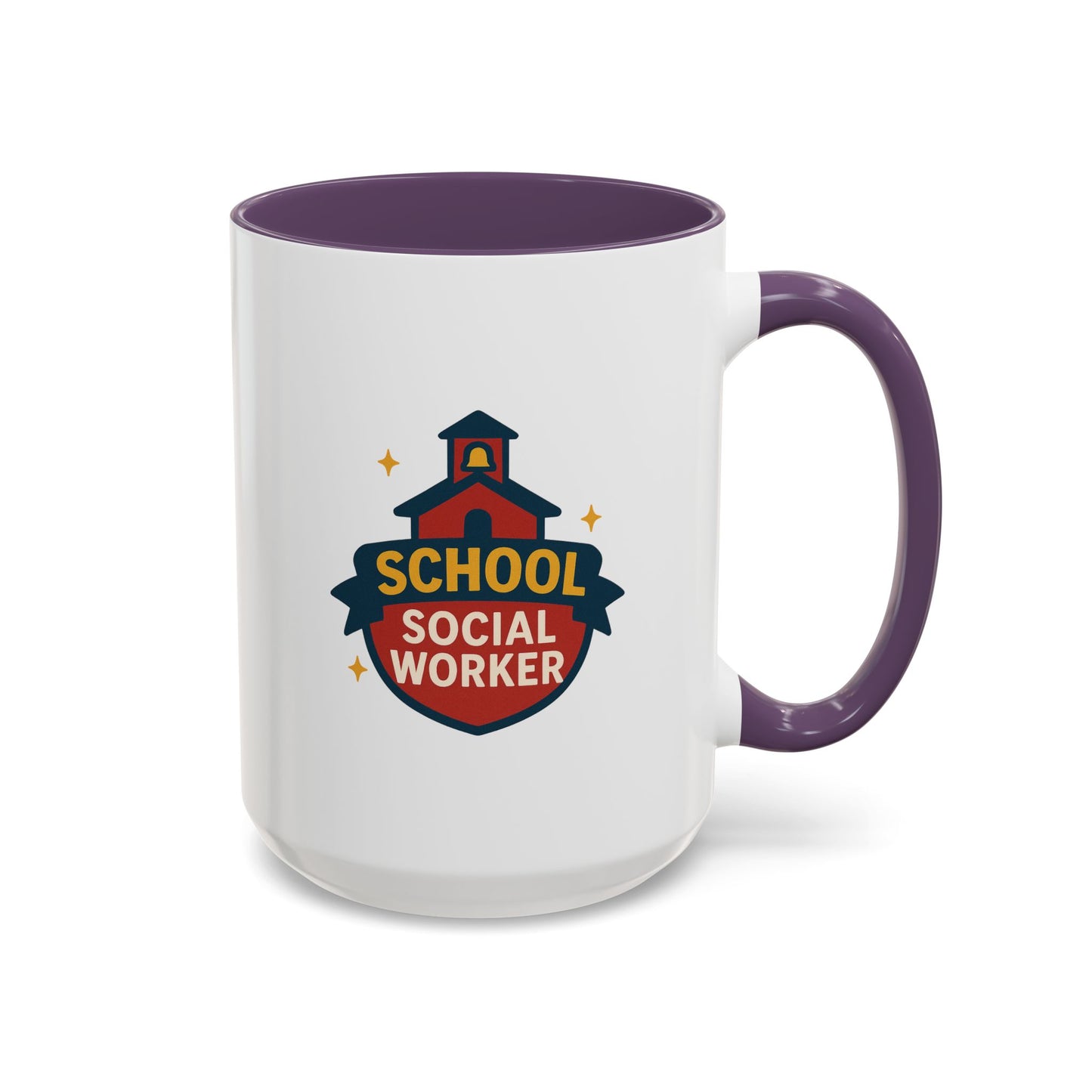 LCSW & School Social Worker Coffee Mug – Fueled by Coffee & Chaos (Various Colors)