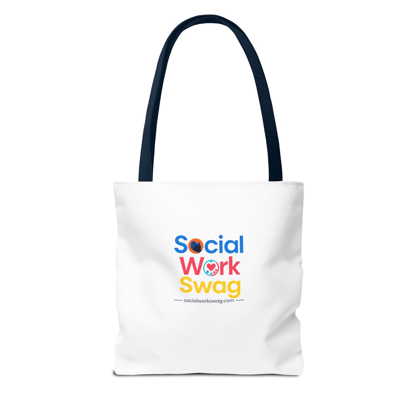 Social Work Swag Tote Bag — Colorful Social Worker Gift Tote