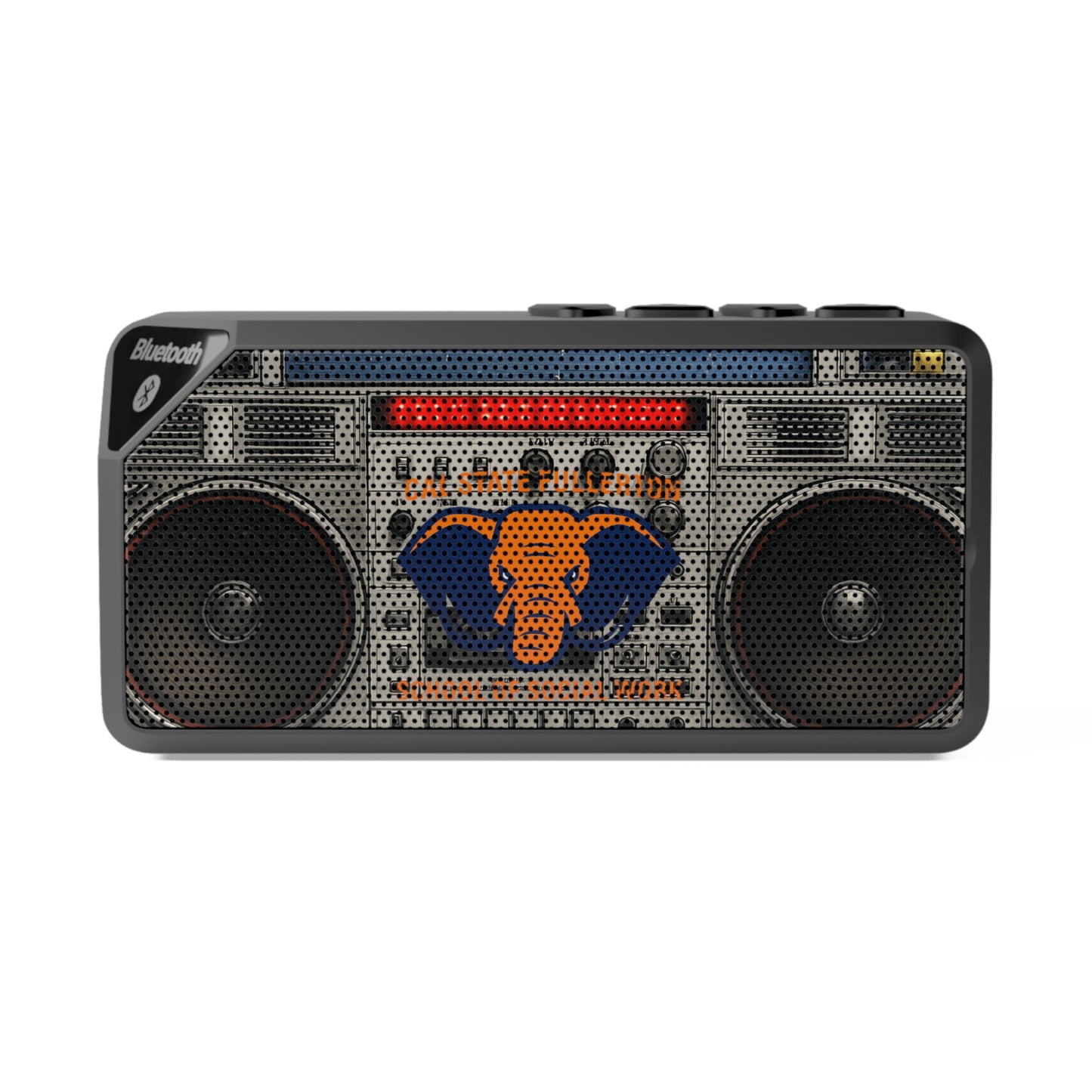 Cal State Fullerton-School of Social Work-Bluetooth Speaker with Retro Boombox Design