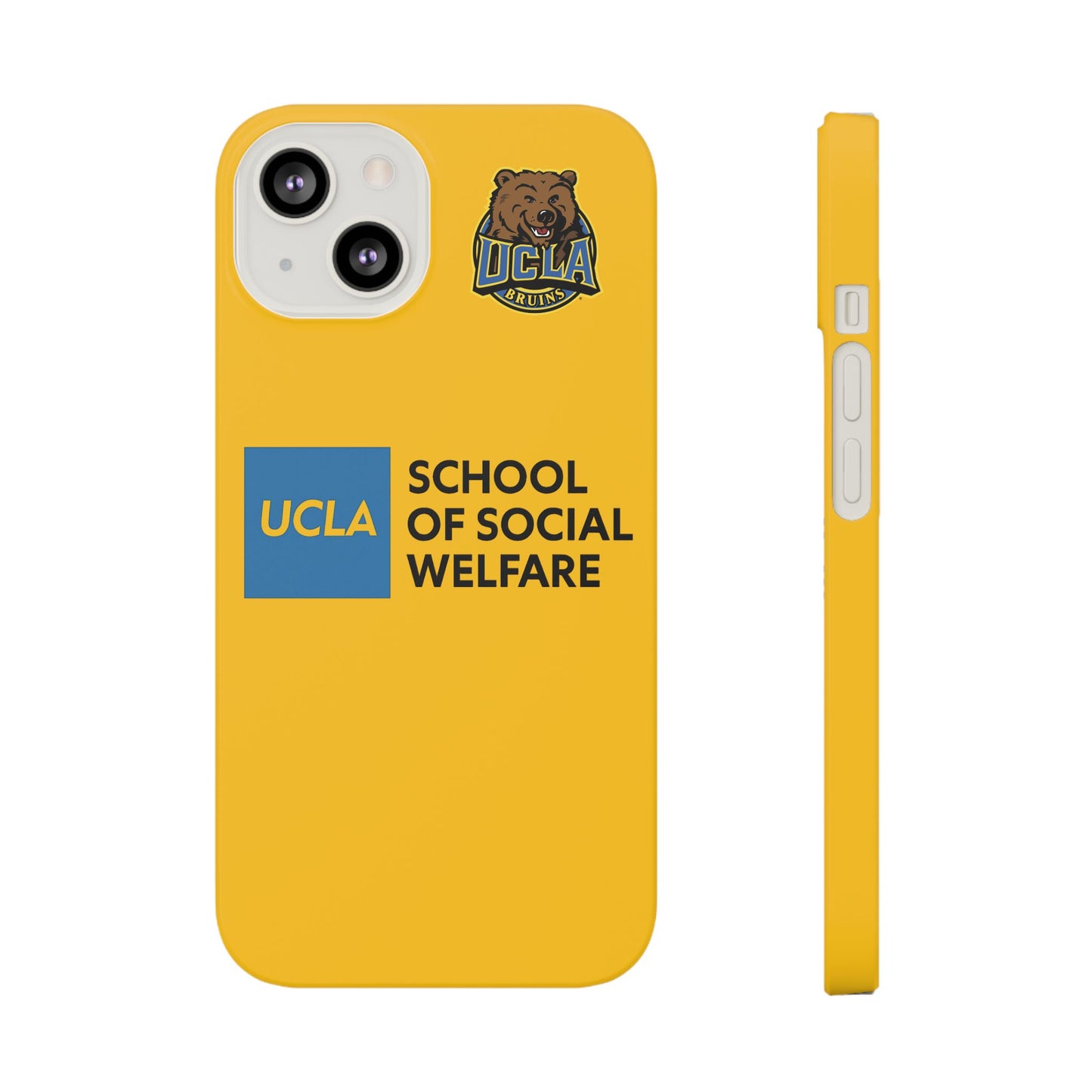 UCLA Slim I-Phone Case - School of Social Welfare (Yellow)